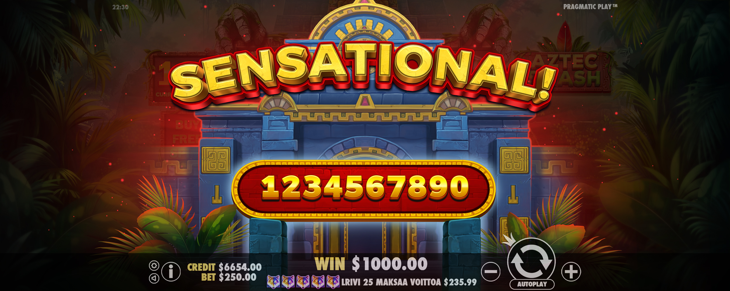 Aztec Smash - Big win 7