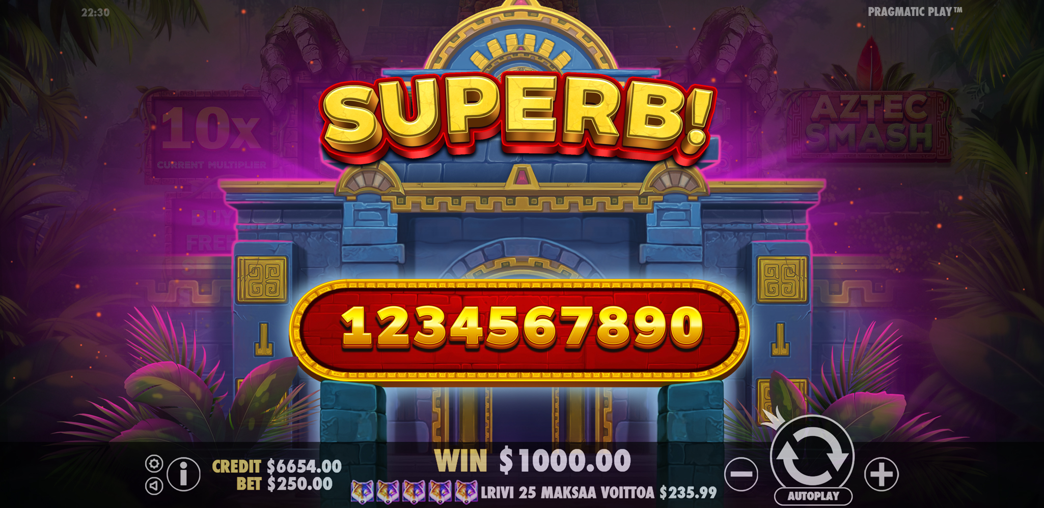 Aztec Smash - Big win 8