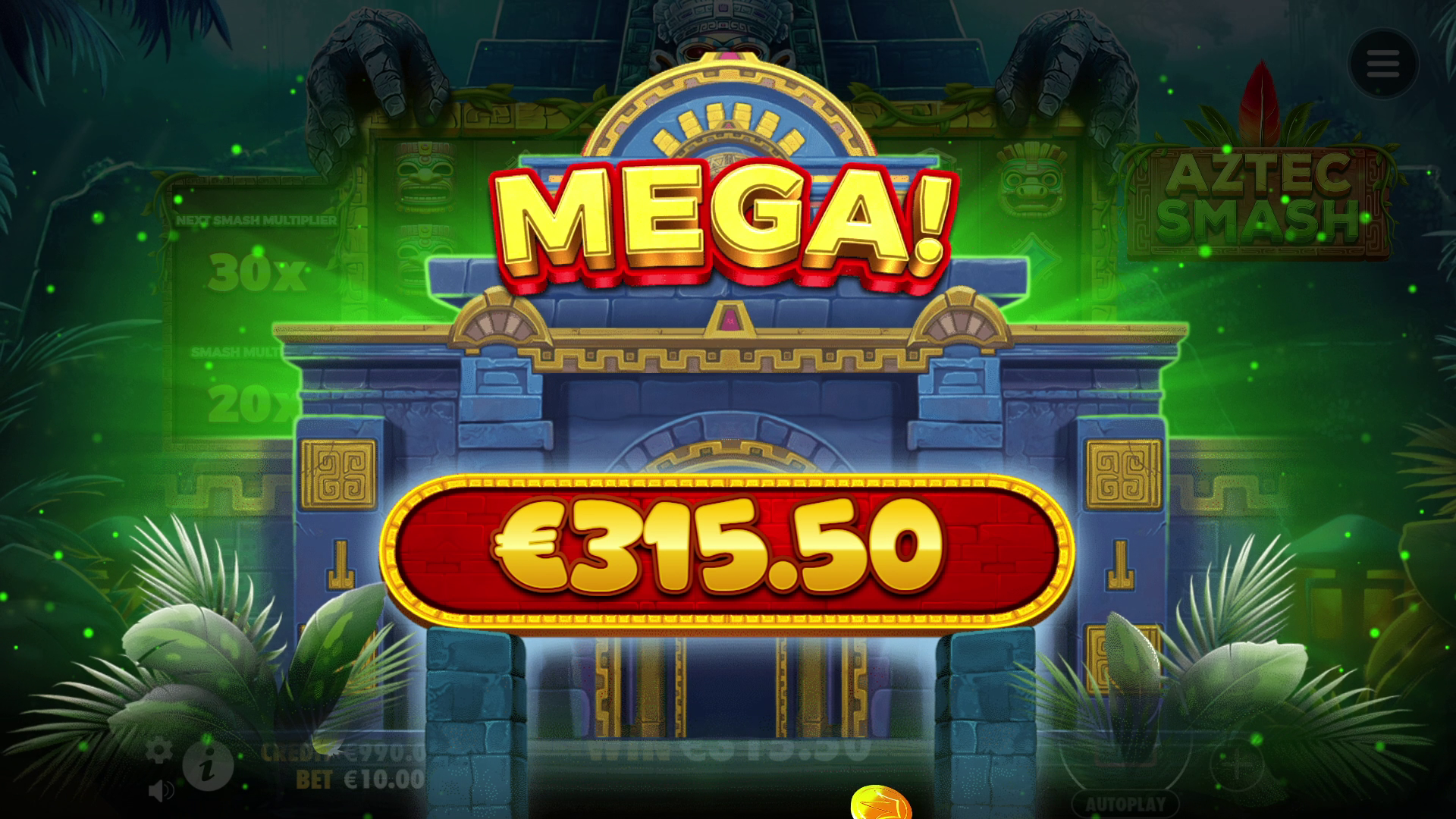 Aztec Smash - Big win 10