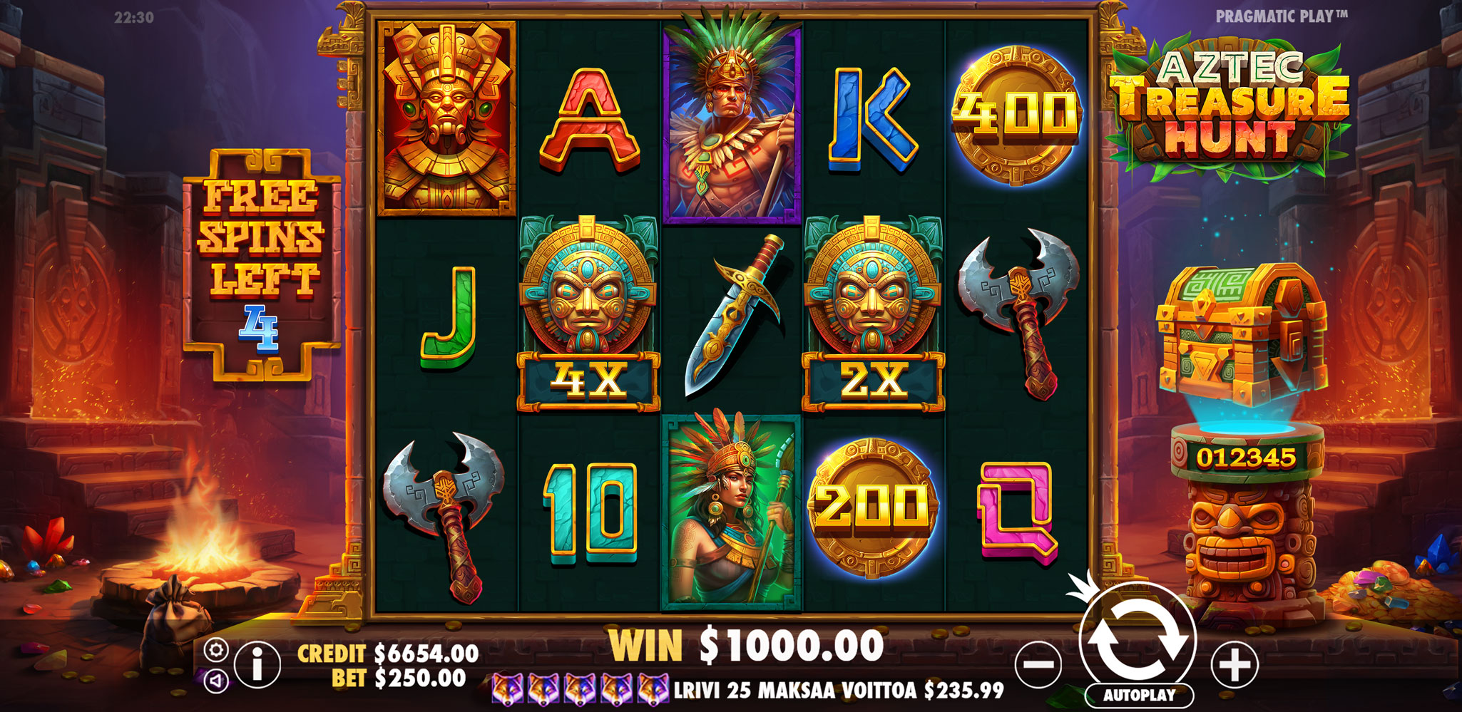 Aztec Treasure Hunt - Free spins 1