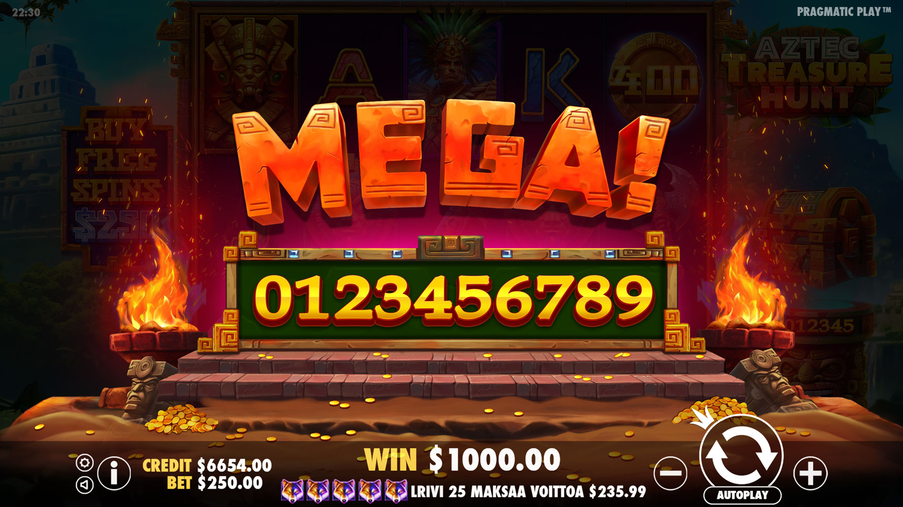 Aztec Treasure Hunt - Big win 2