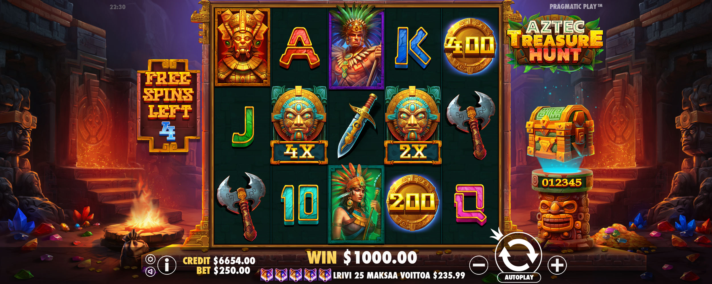 Aztec Treasure Hunt - Free spins 2