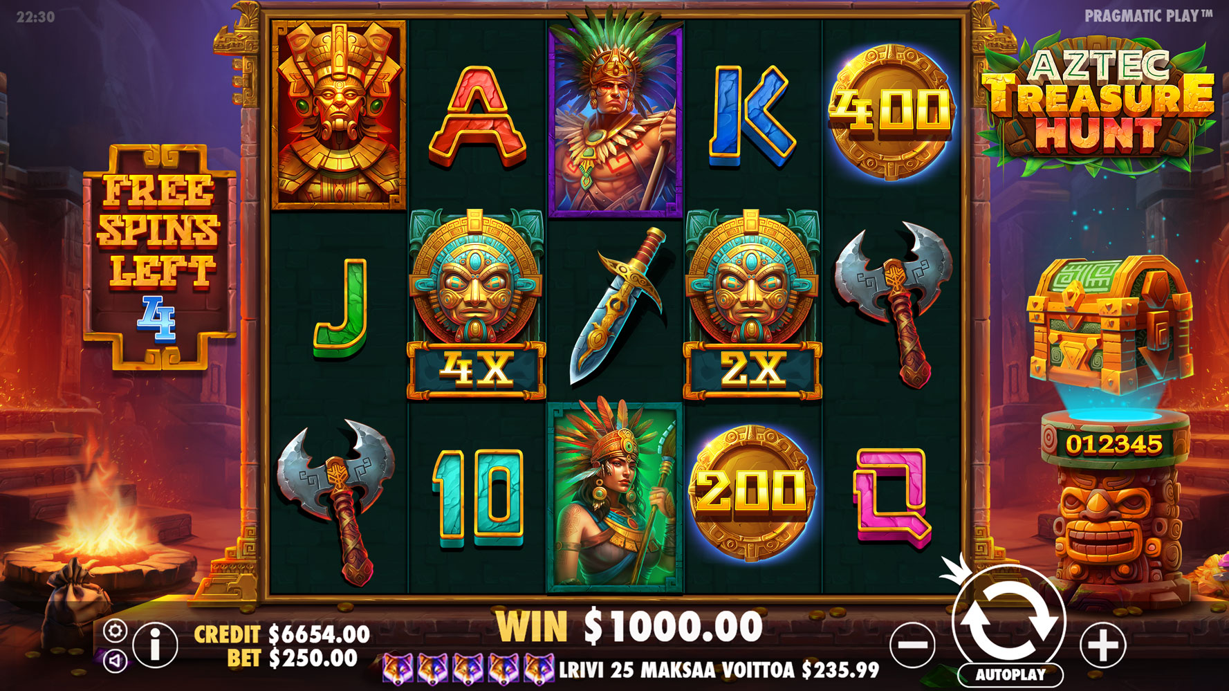 Aztec Treasure Hunt - Free spins 4