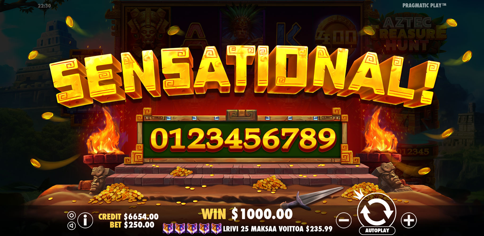 Aztec Treasure Hunt - Big win 11