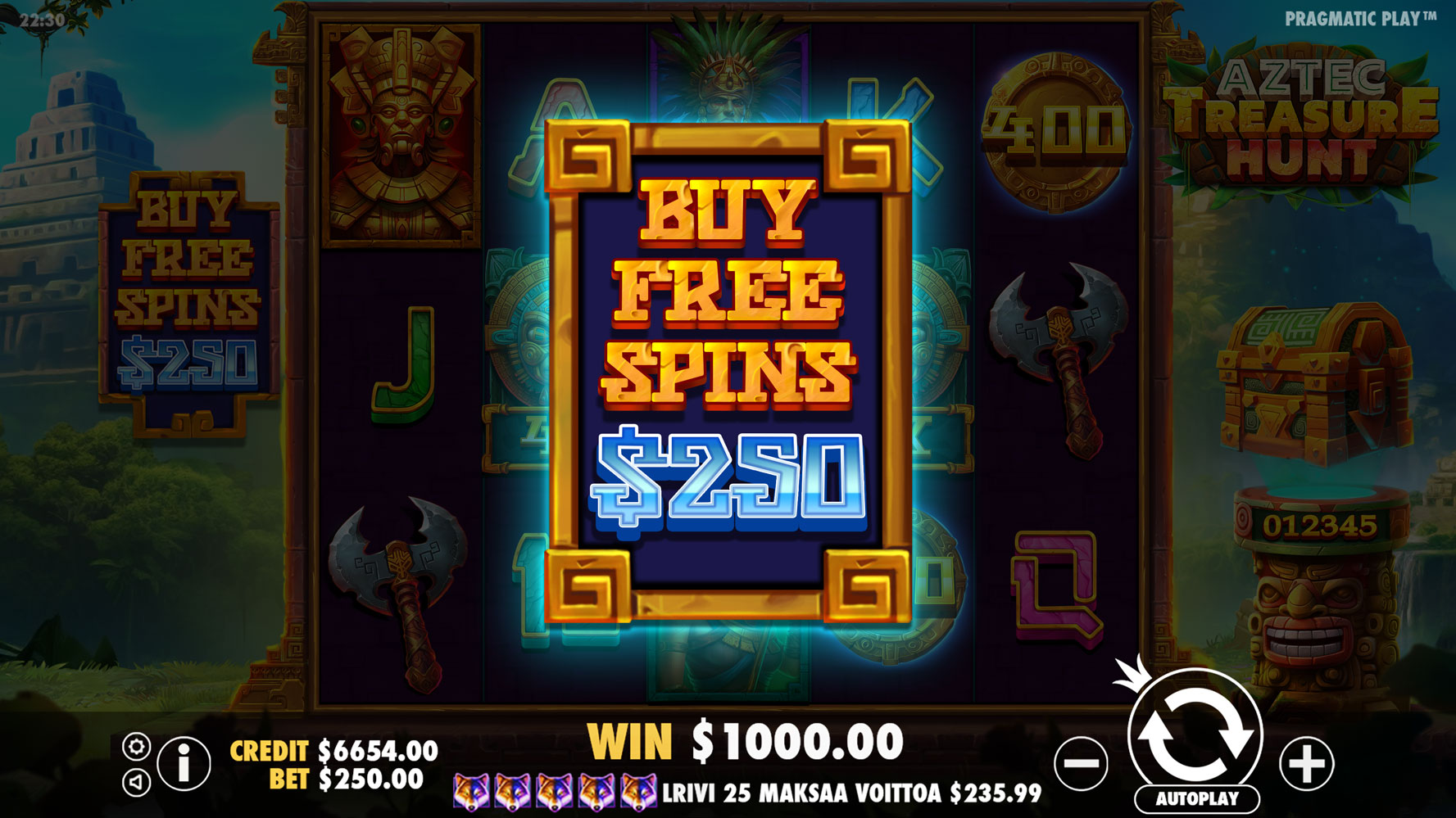Aztec Treasure Hunt - Buy bonus 3