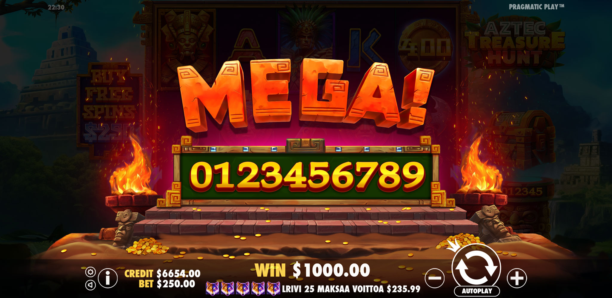Aztec Treasure Hunt - Big win 13