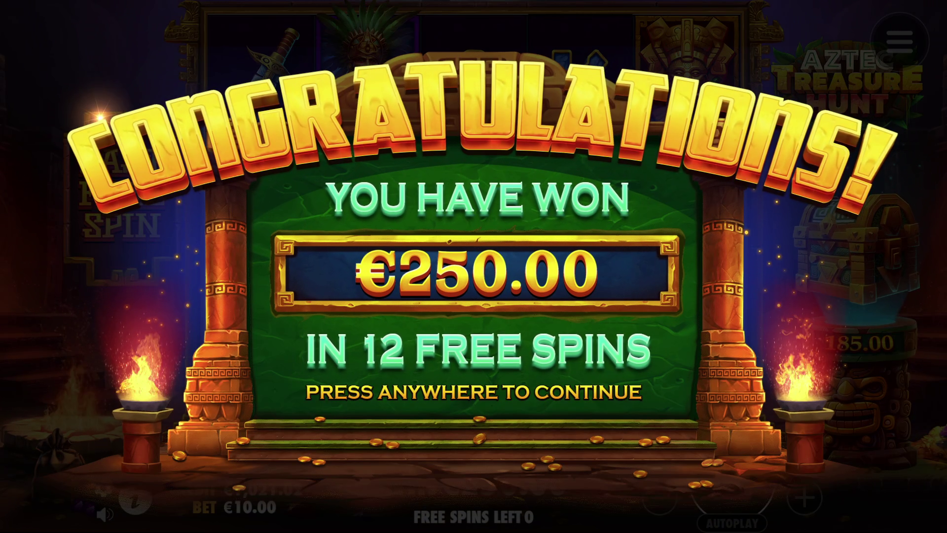 Aztec Treasure Hunt - Free spins 7