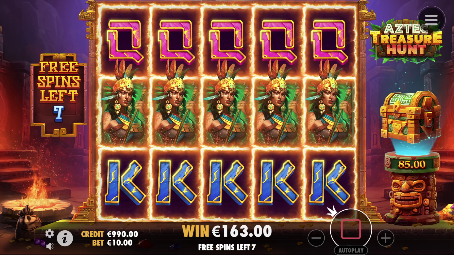Aztec Treasure Hunt - Free spins 8