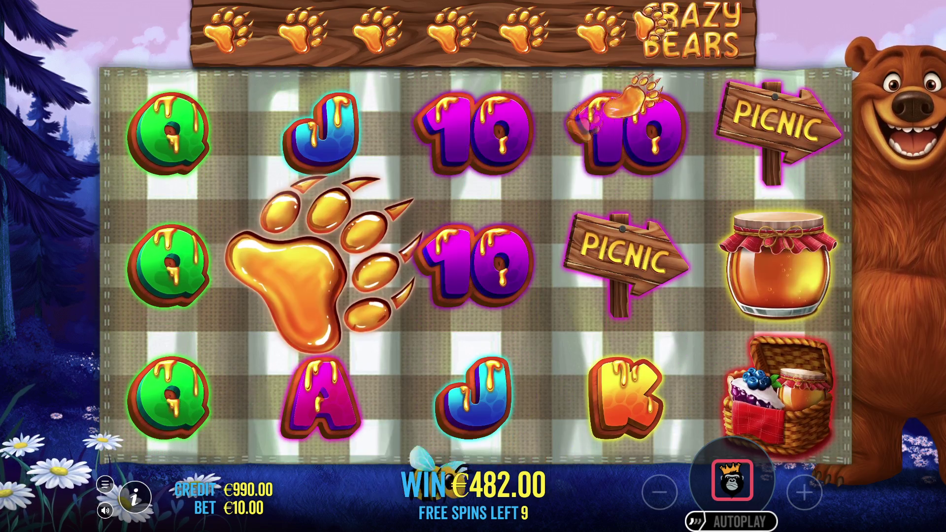 Bear Crazy - Free spins 4