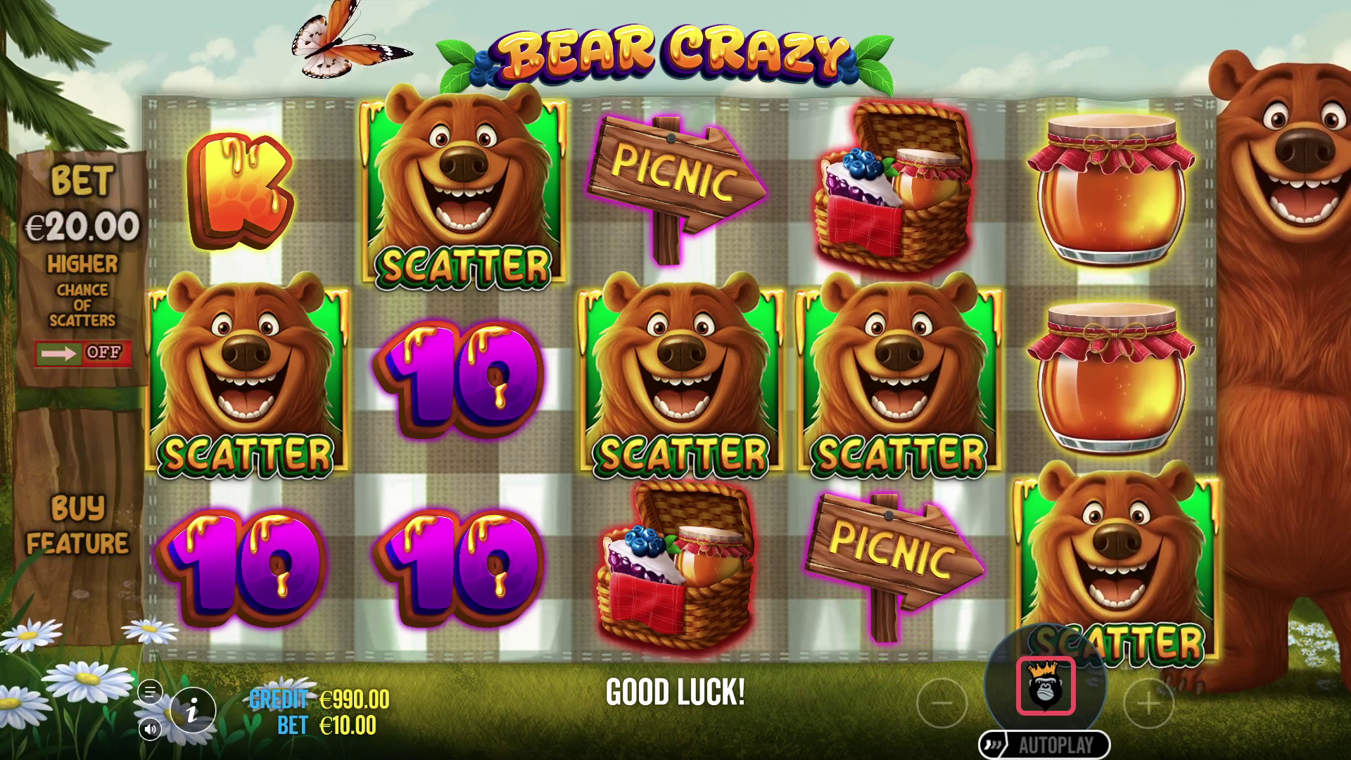 Bear Crazy - Free spins 5