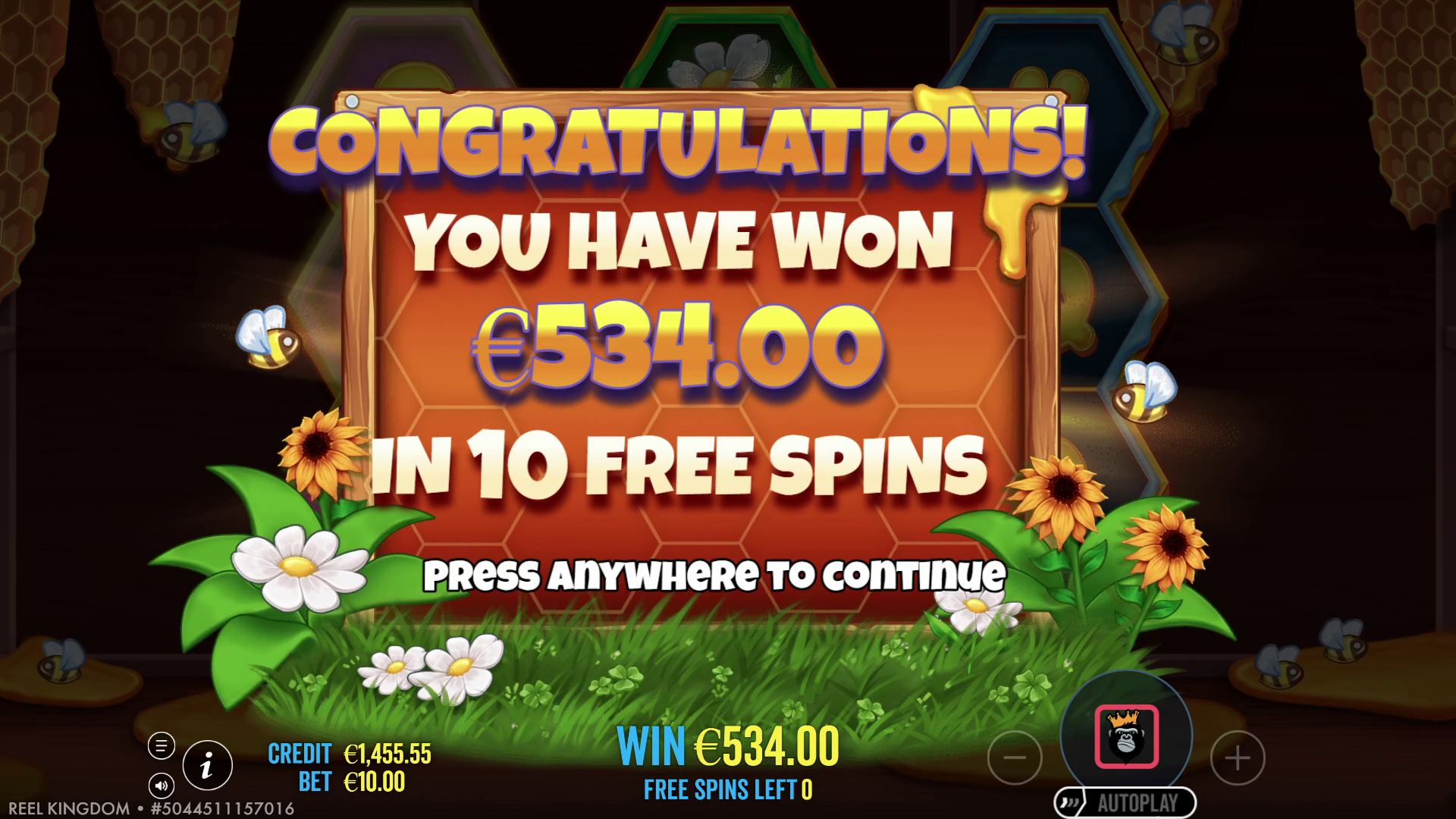 Bee Keeper - Free spins 2