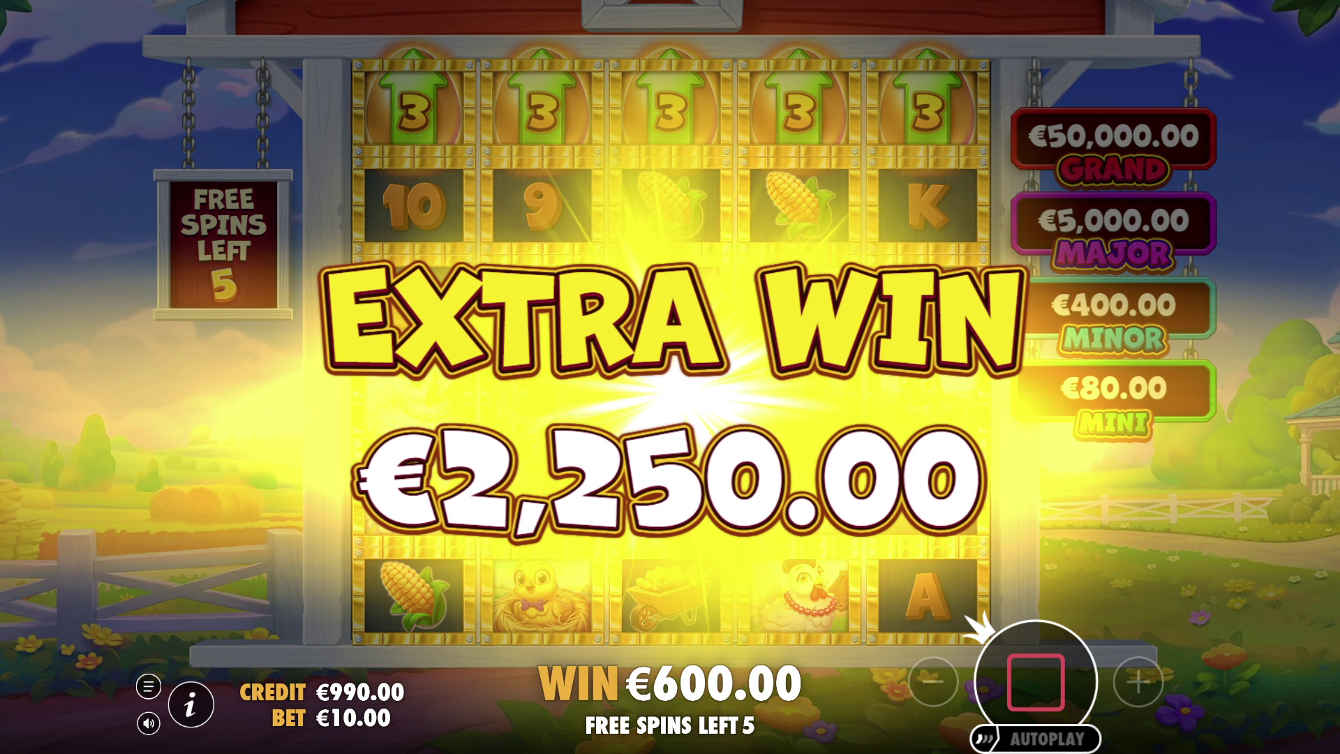 Better Barn House Bonanza - Big win 1