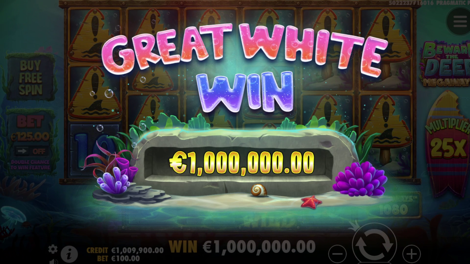 Beware The Deep Megaways - Big win 1