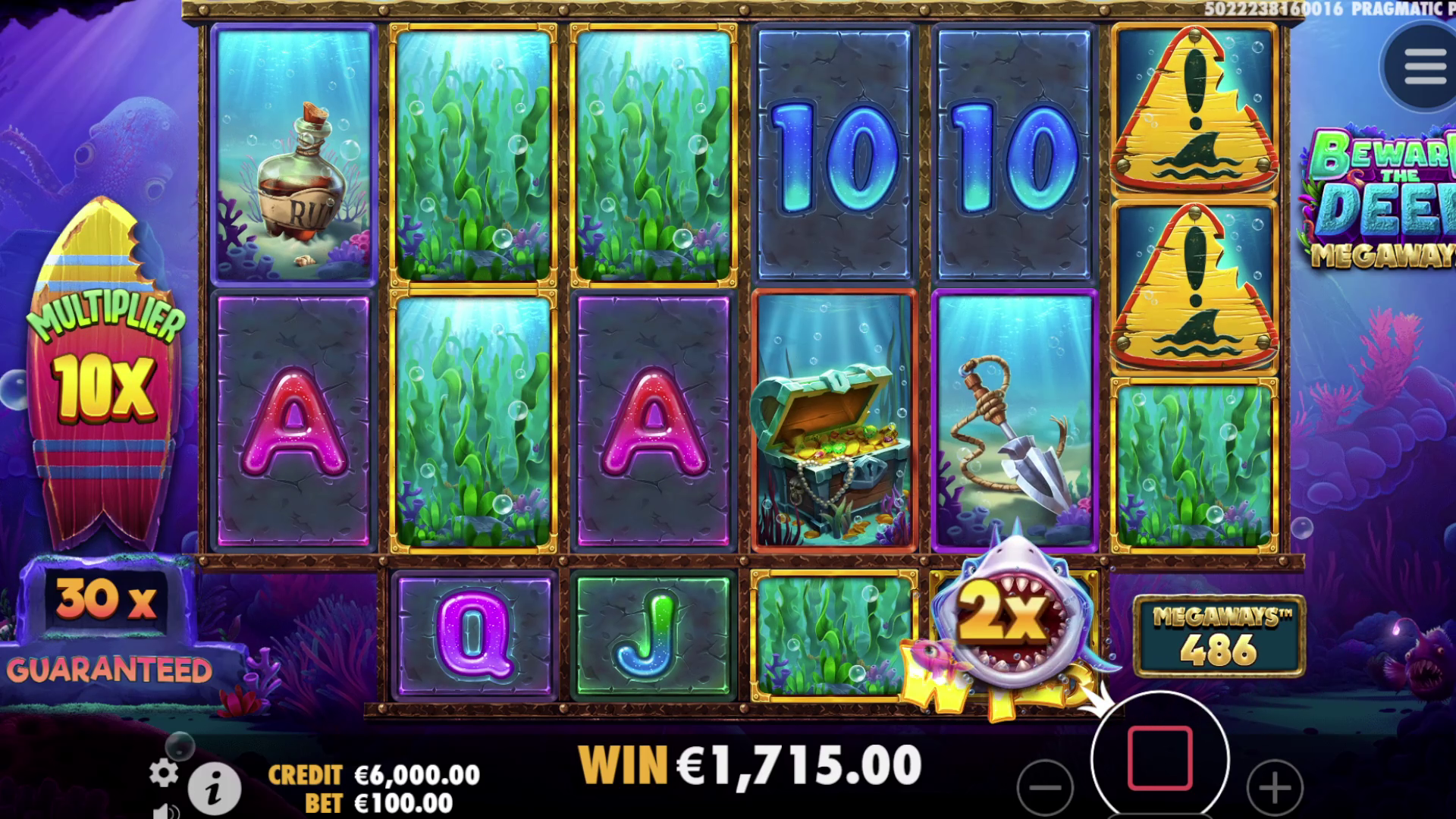 Beware The Deep Megaways - Big win 2