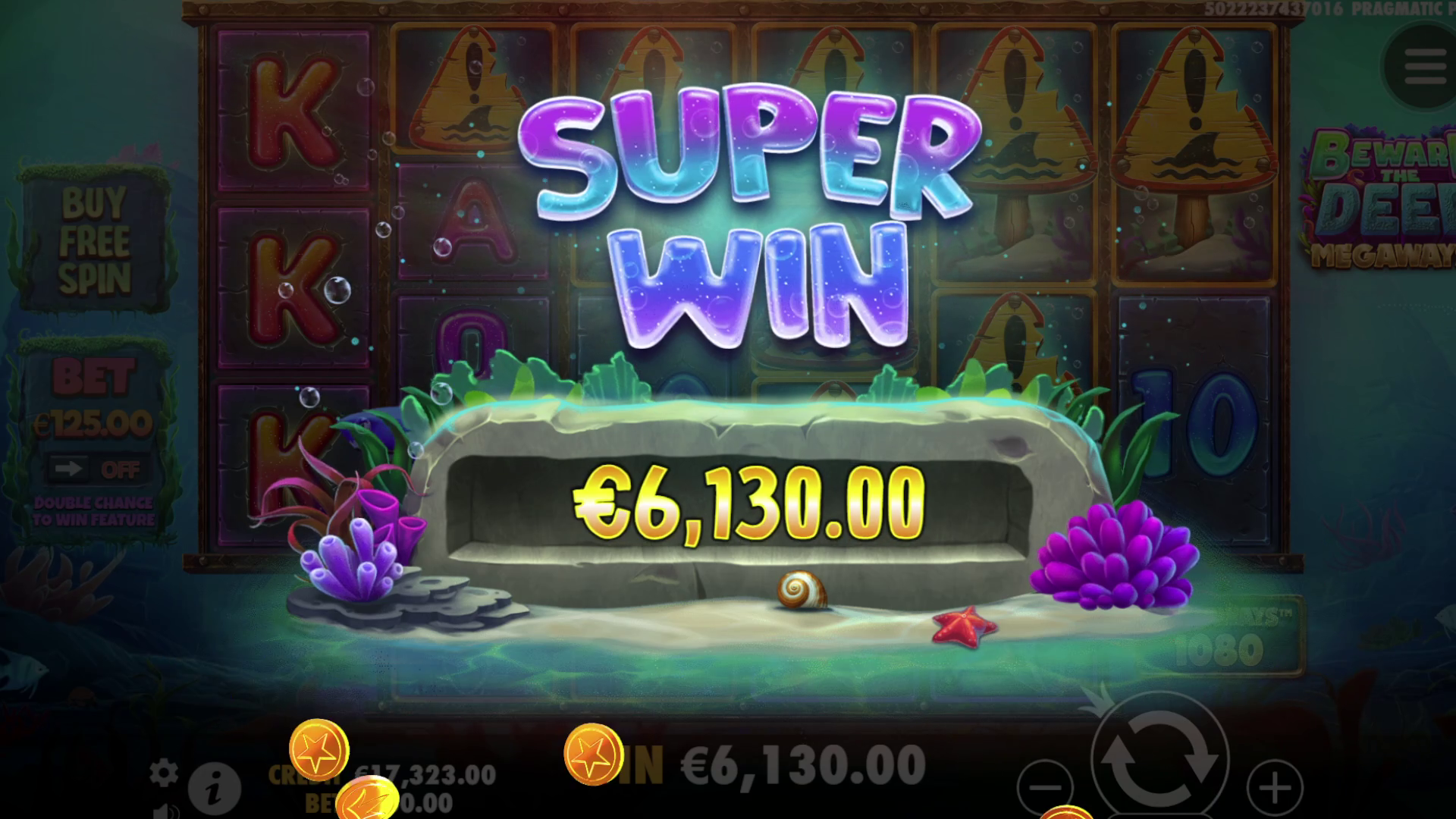 Beware The Deep Megaways - Big win 3