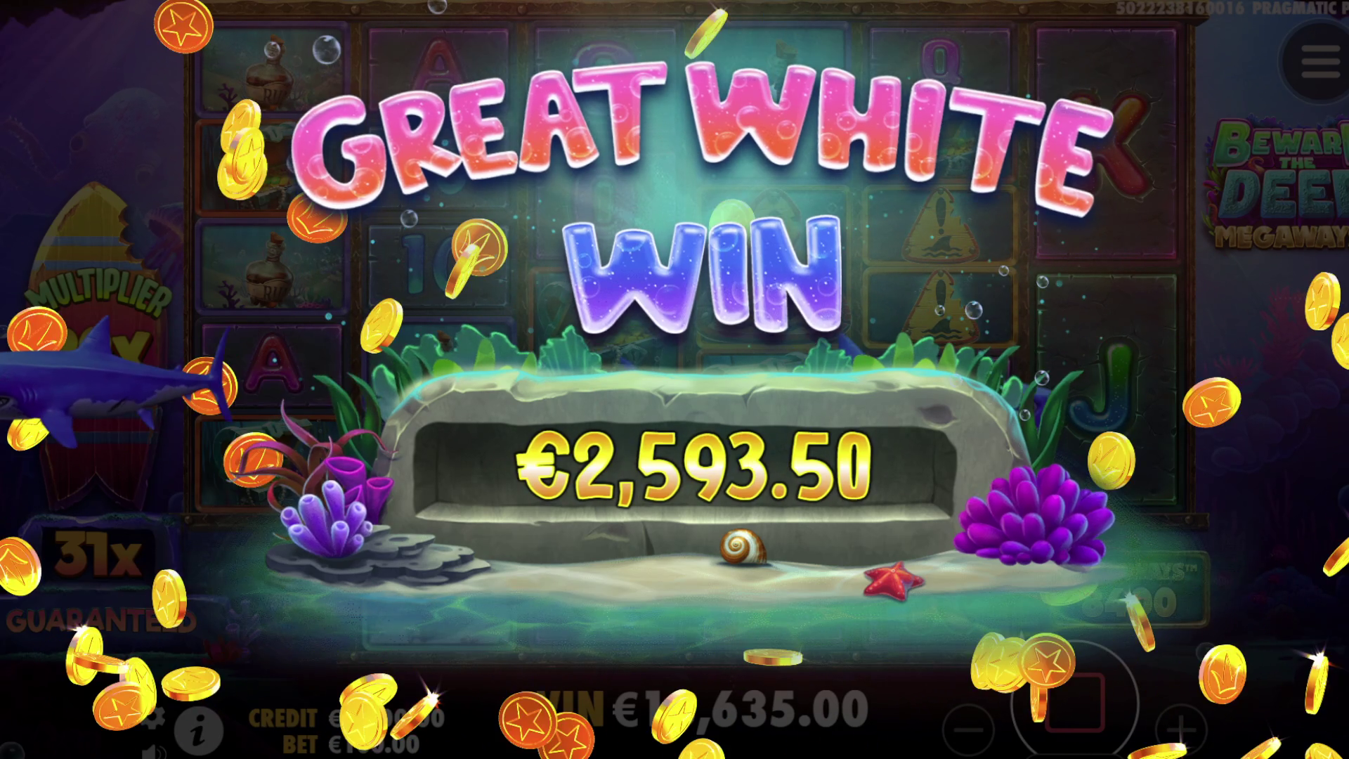 Beware The Deep Megaways - Big win 4