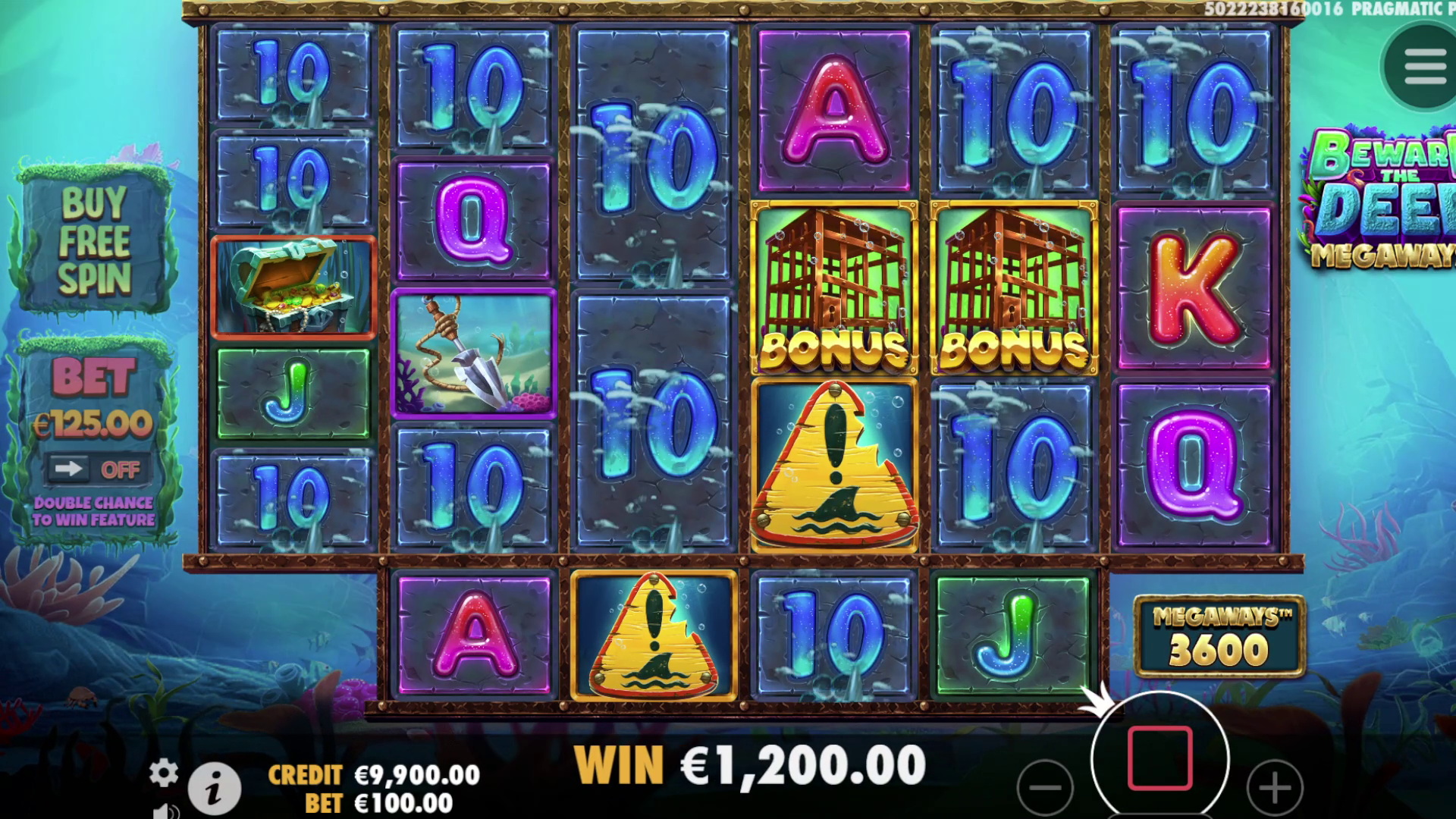 Beware The Deep Megaways - Free spins 1