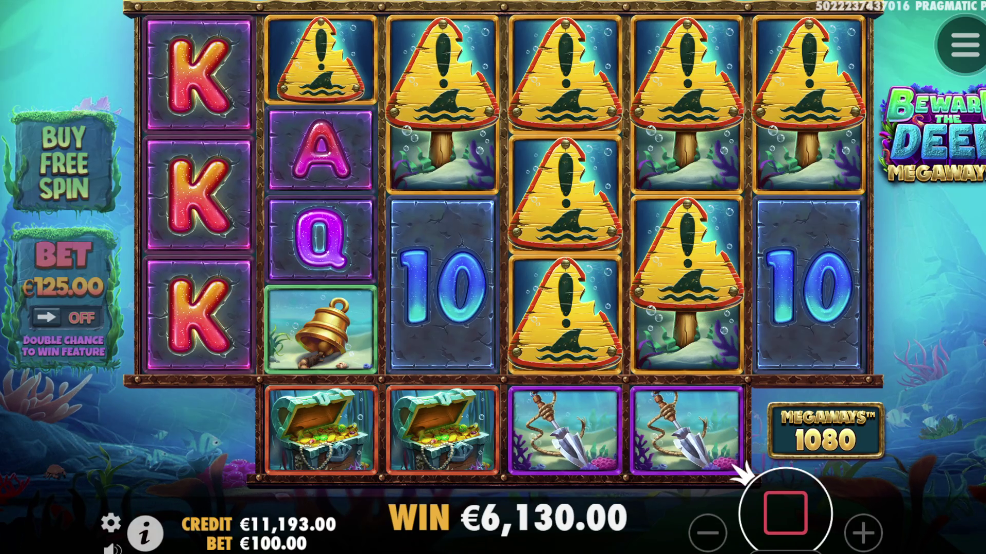 Beware The Deep Megaways - Big win 5