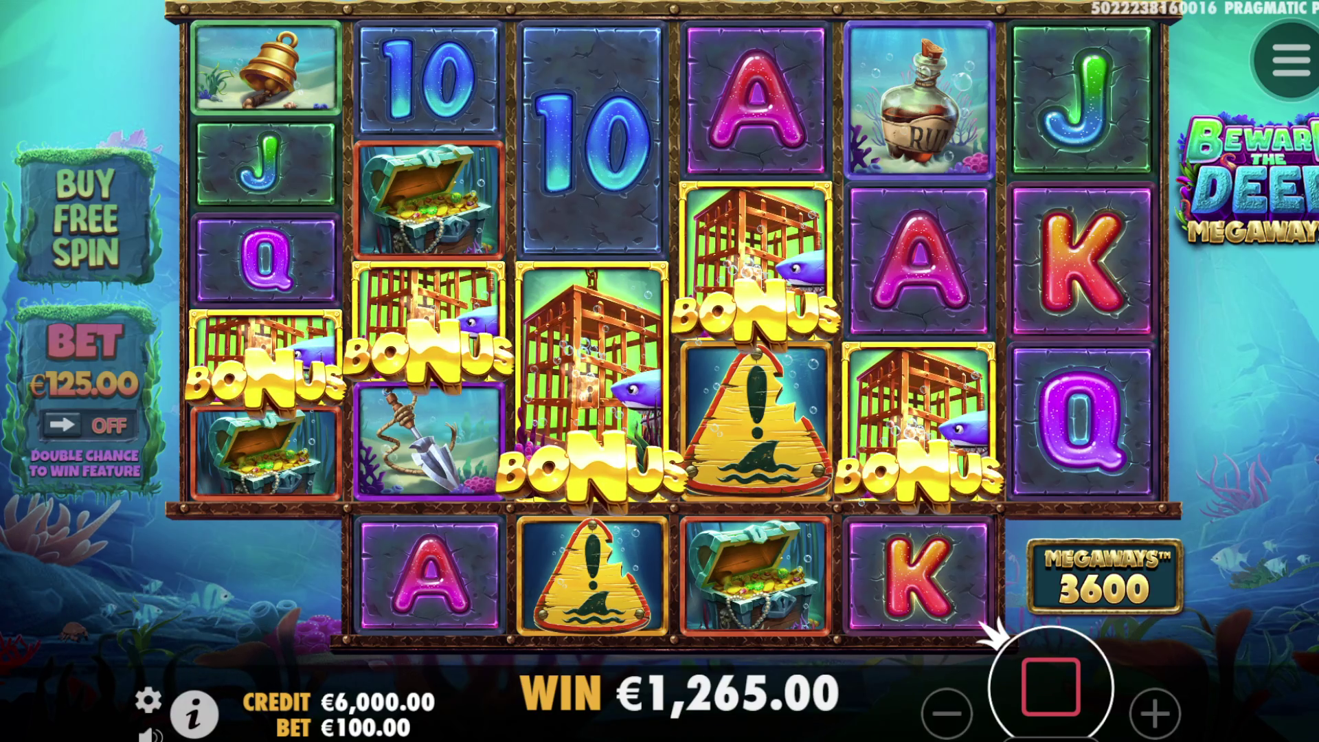 Beware The Deep Megaways - Free spins 2