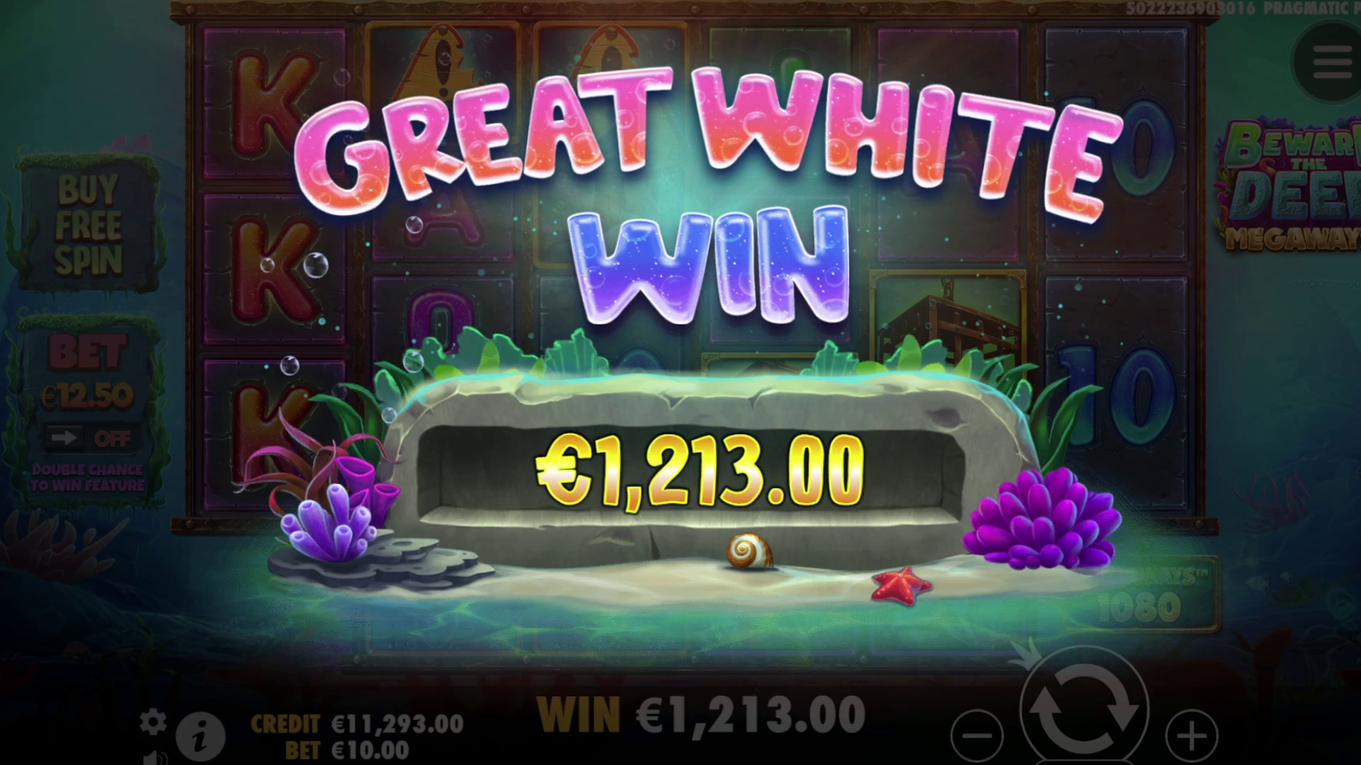 Beware The Deep Megaways - Big win 9