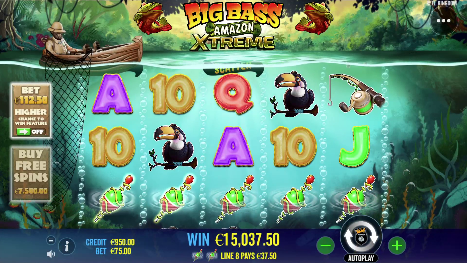 Big Bass Amazon Xtreme - Big win 1