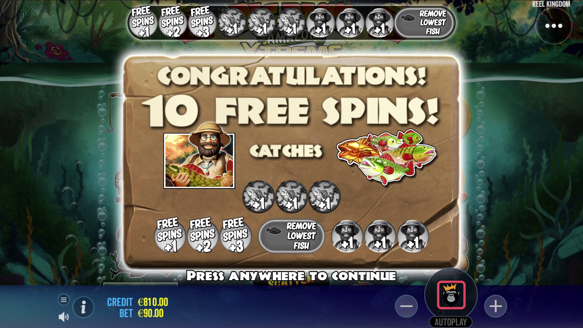 Big Bass Amazon Xtreme - Free spins 2