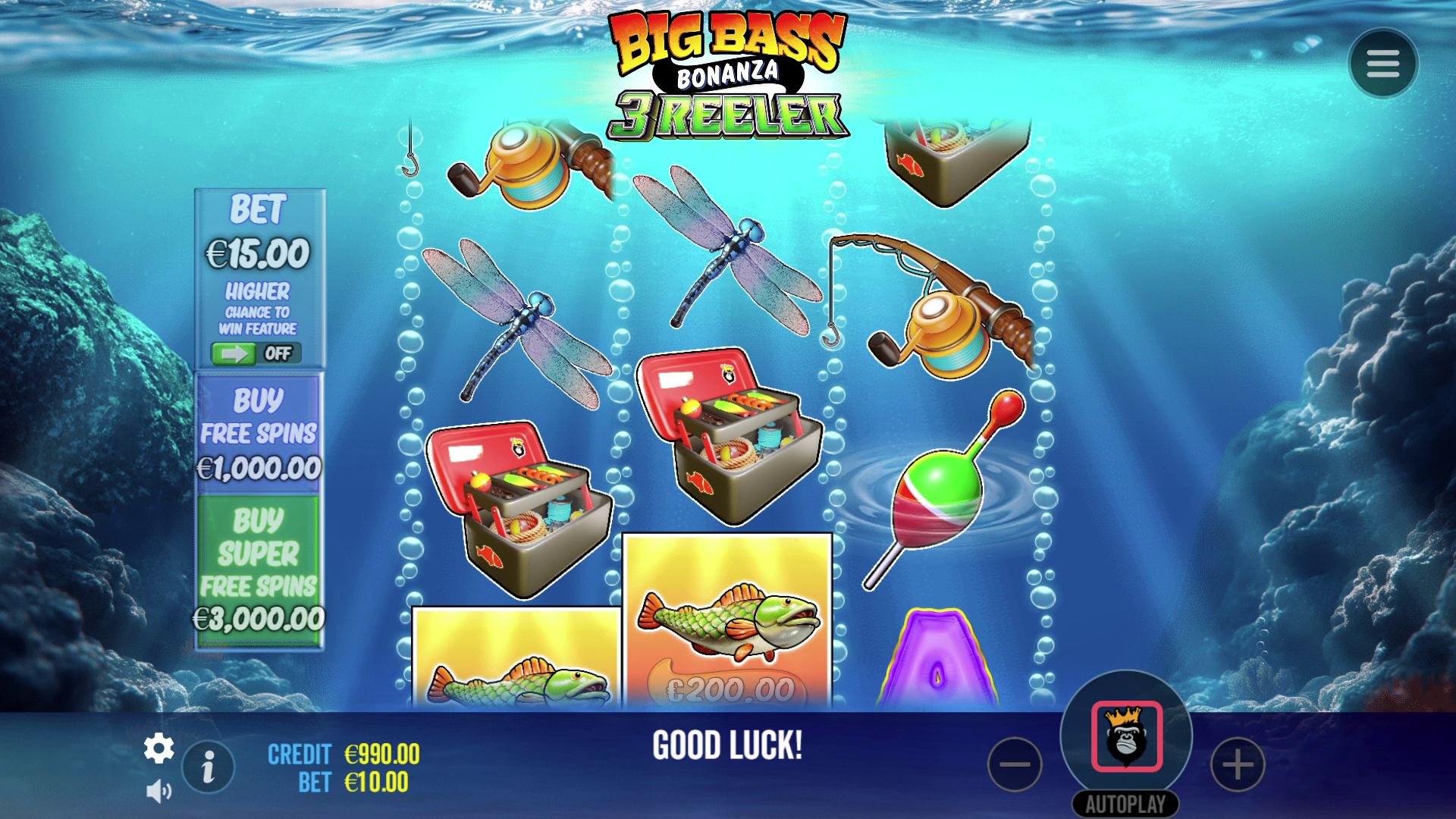 Big Bass Bonanza 3 Reeler - Base game 1