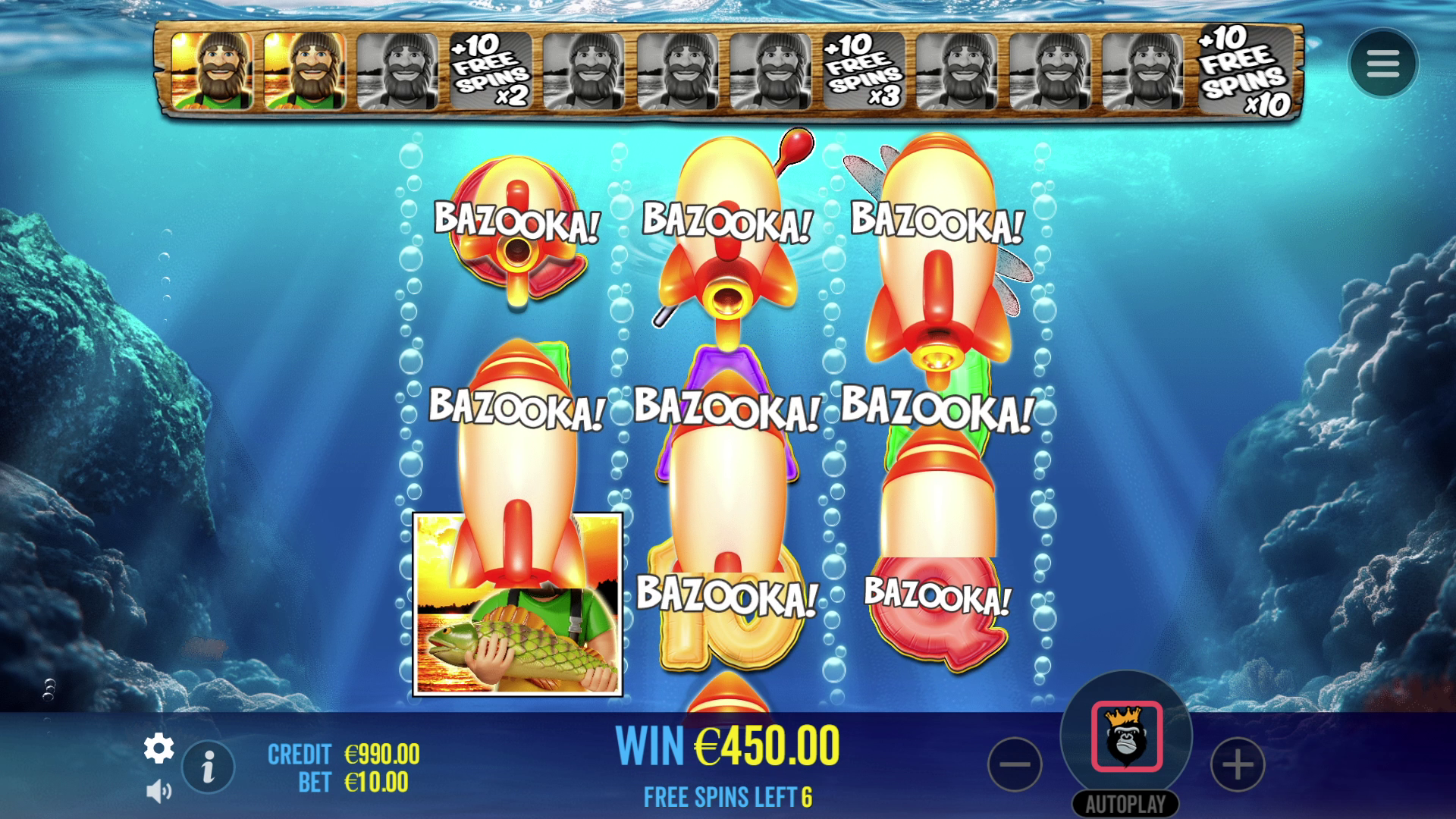 Big Bass Bonanza 3 Reeler - Free spins 1