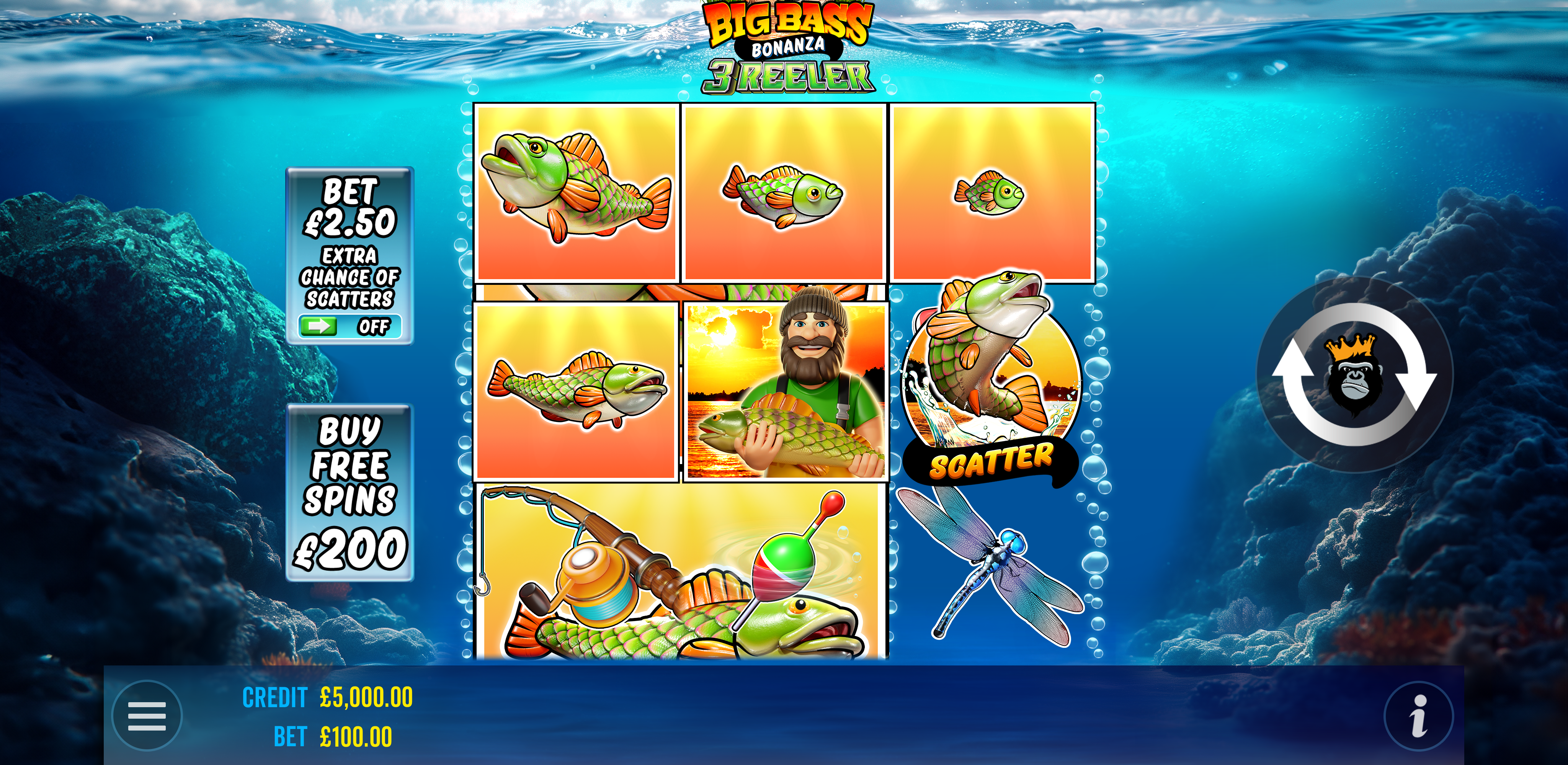 Big Bass Bonanza 3 Reeler - Base game 2