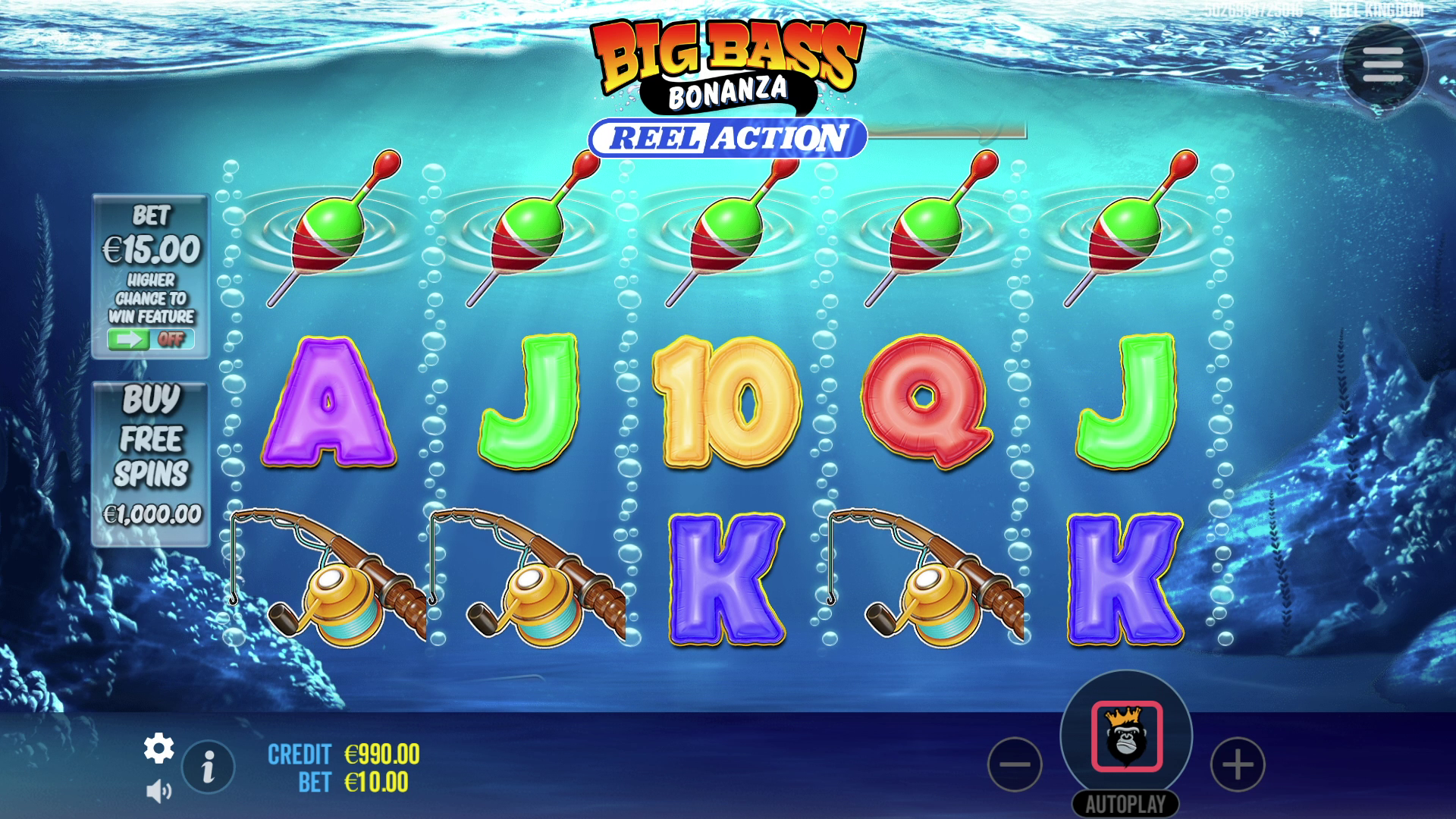 Big Bass Bonanza Reel Action - Base game 3
