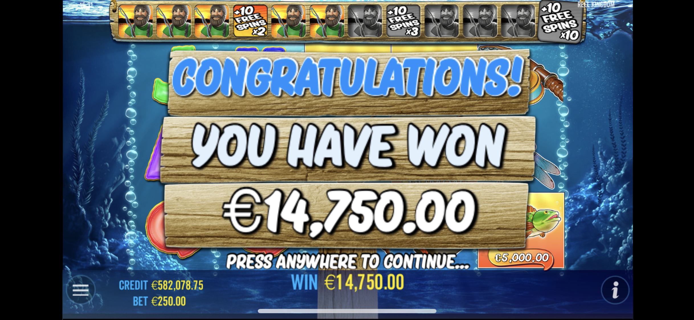Big Bass Bonanza - Big win 3