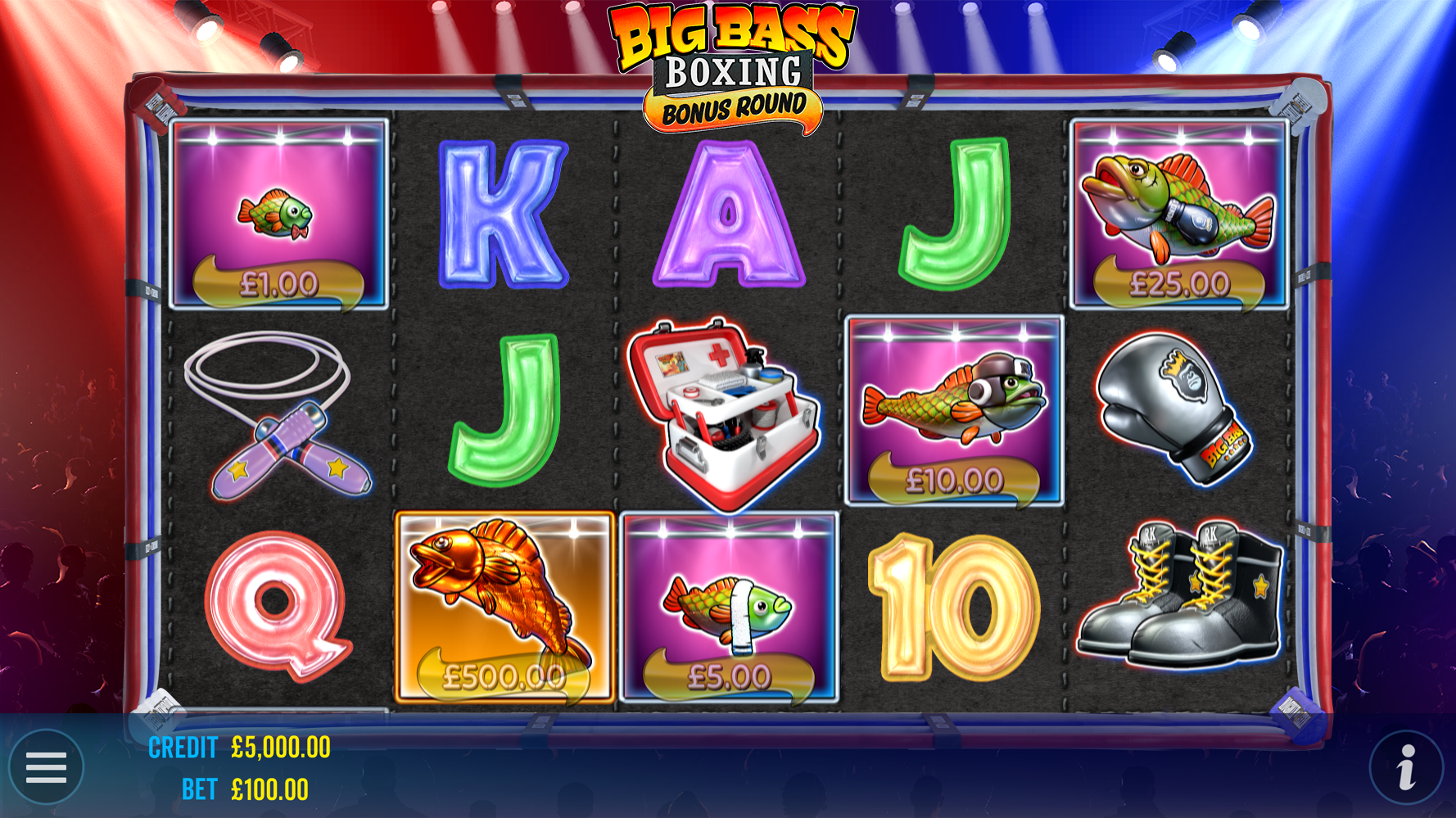 Big Bass Boxing Bonus Round - Buy bonus 3