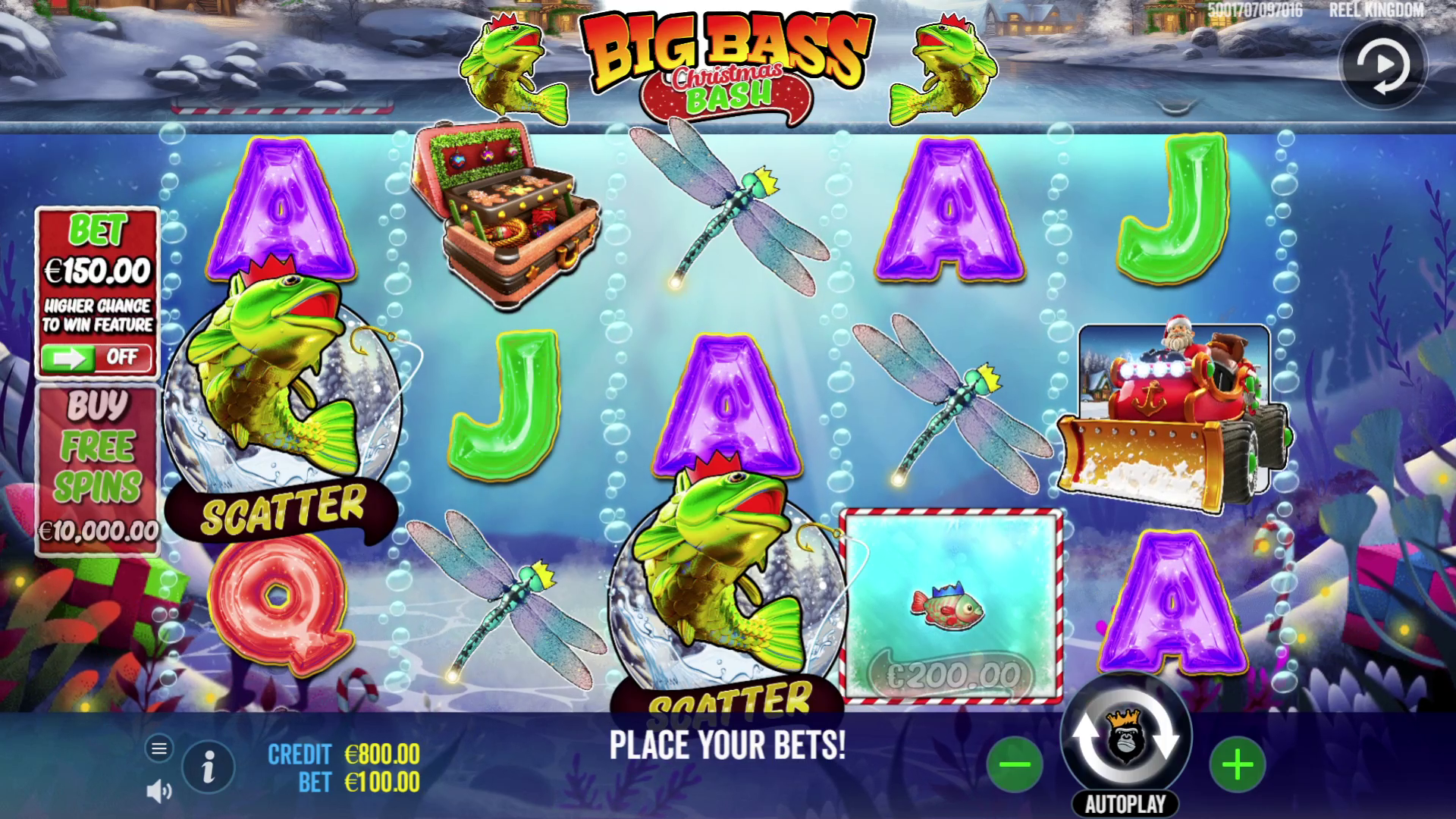 Big Bass Christmas Bash - Base game 1