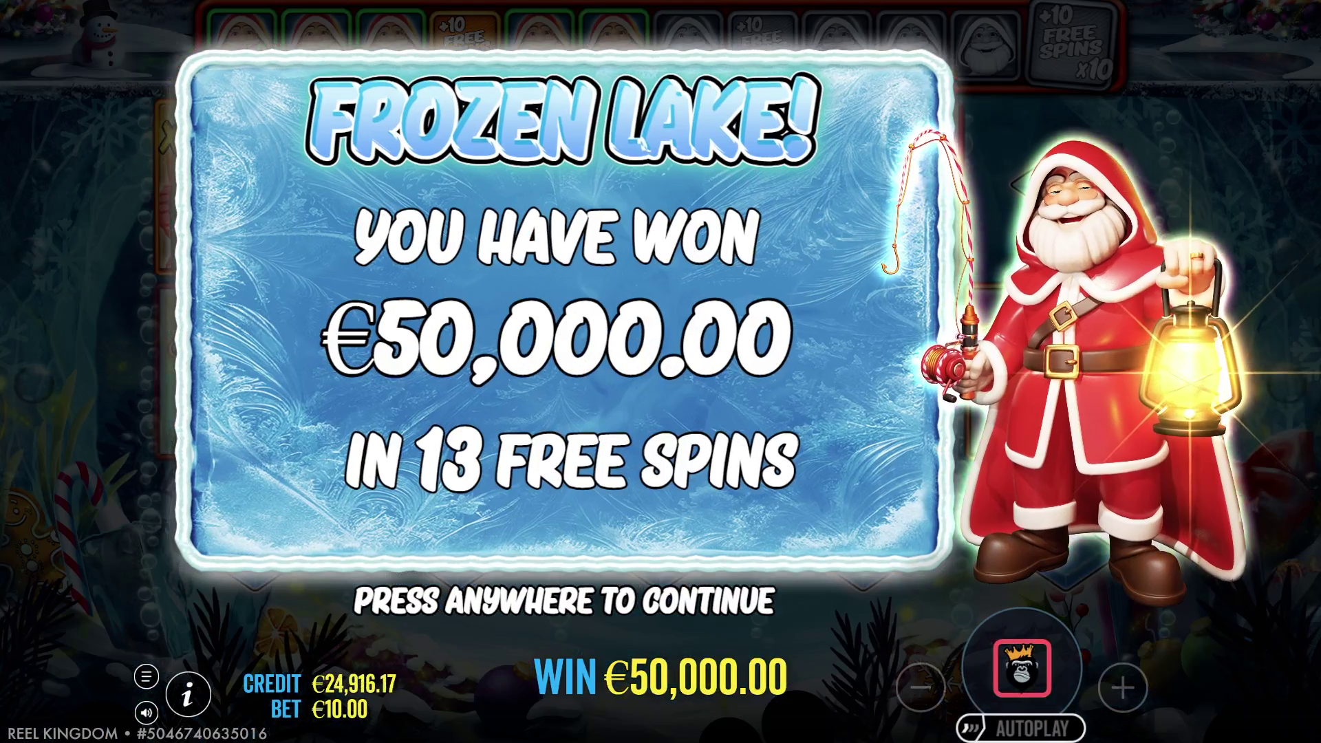 Big Bass Christmas - Frozen Lake - Free spins 1
