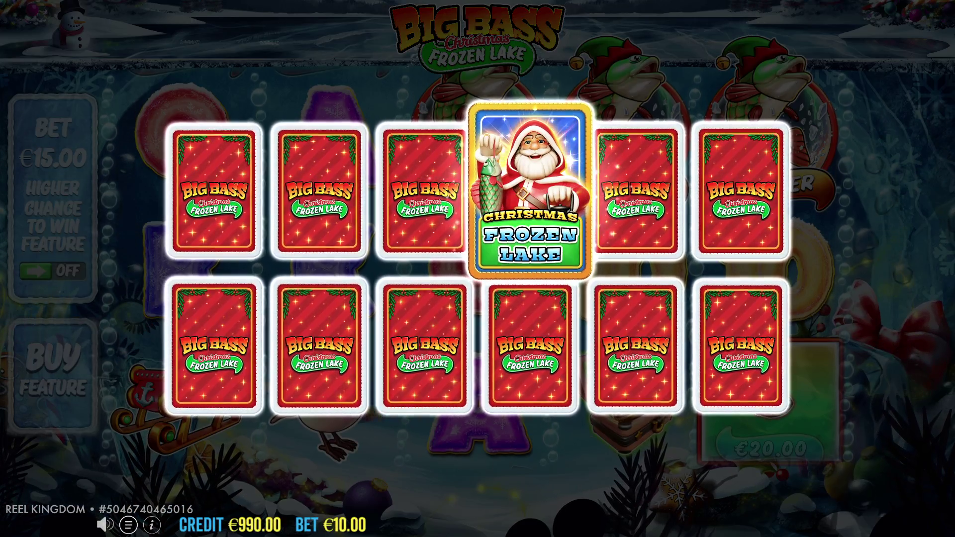 Big Bass Christmas - Frozen Lake - Buy bonus