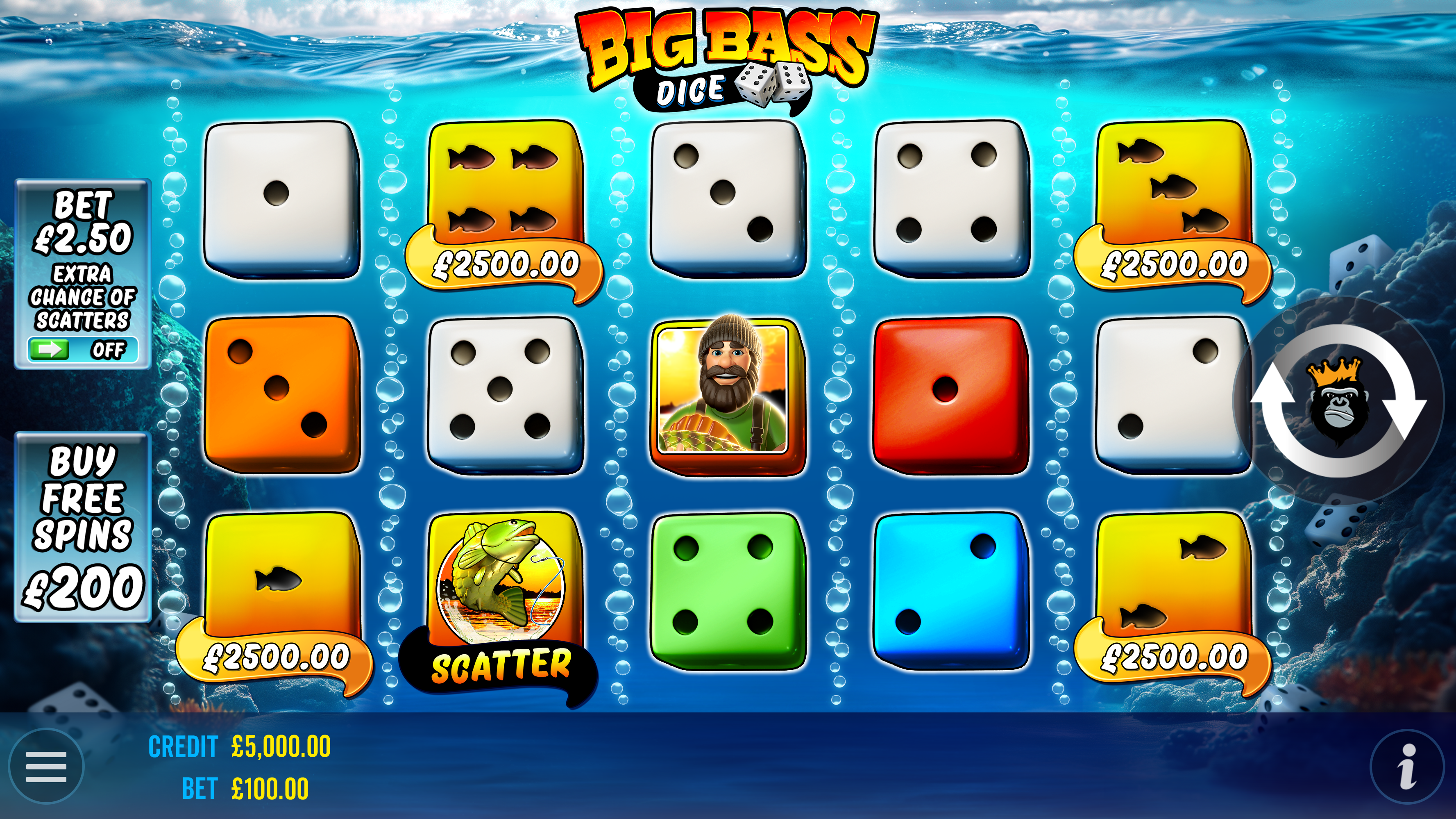 Big Bass Dice - Buy bonus