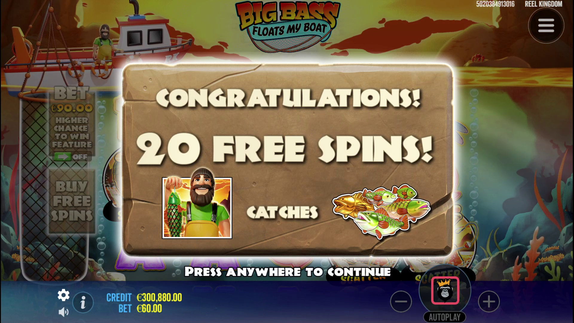 Big Bass Floats my Boat - Free spins