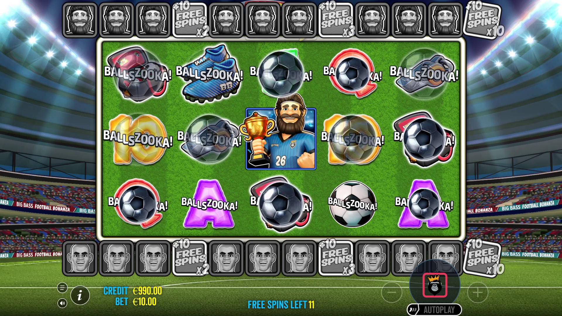 Big Bass Football Bonanza - Free spins 3