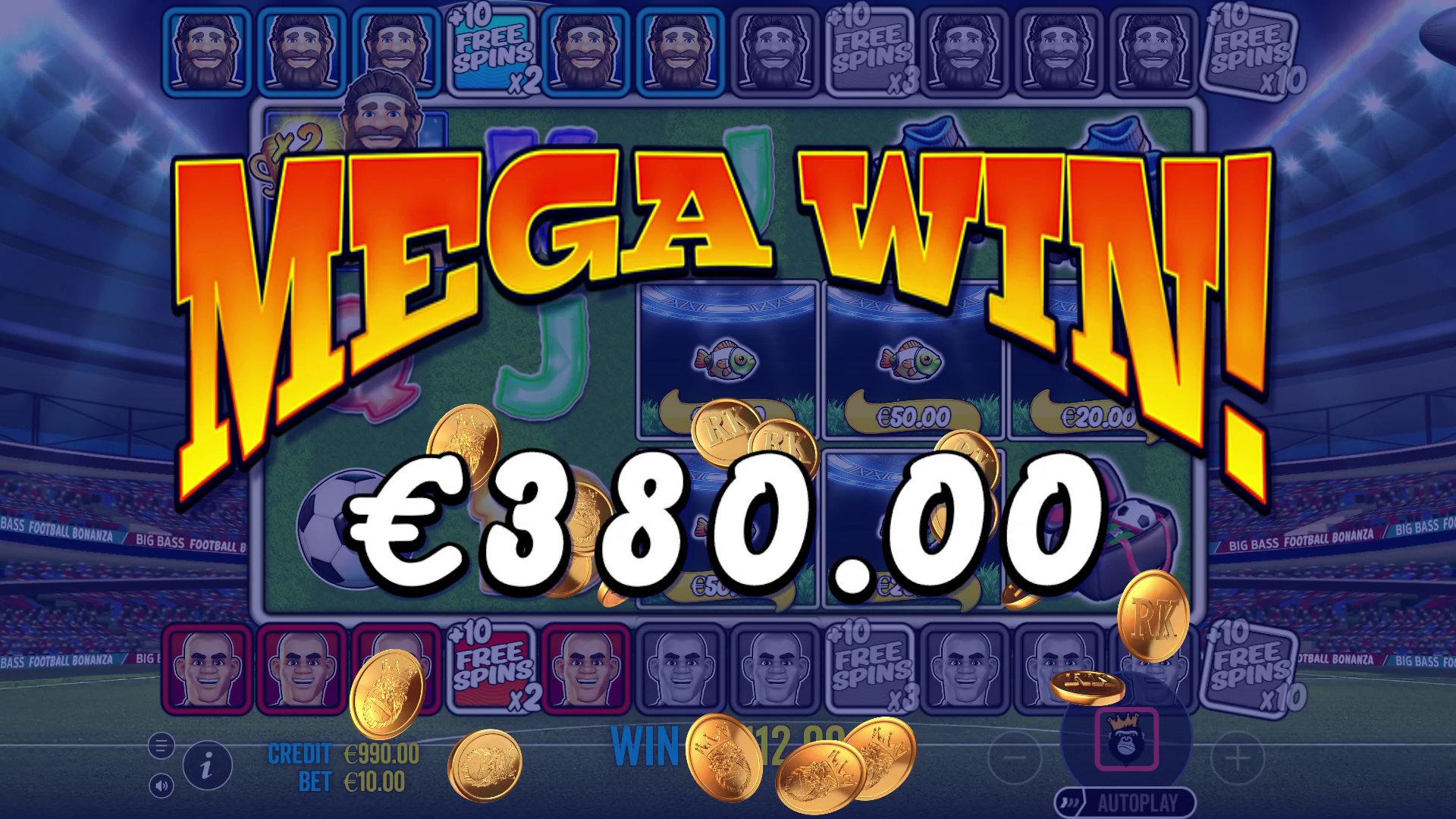 Big Bass Football Bonanza - Big win 3