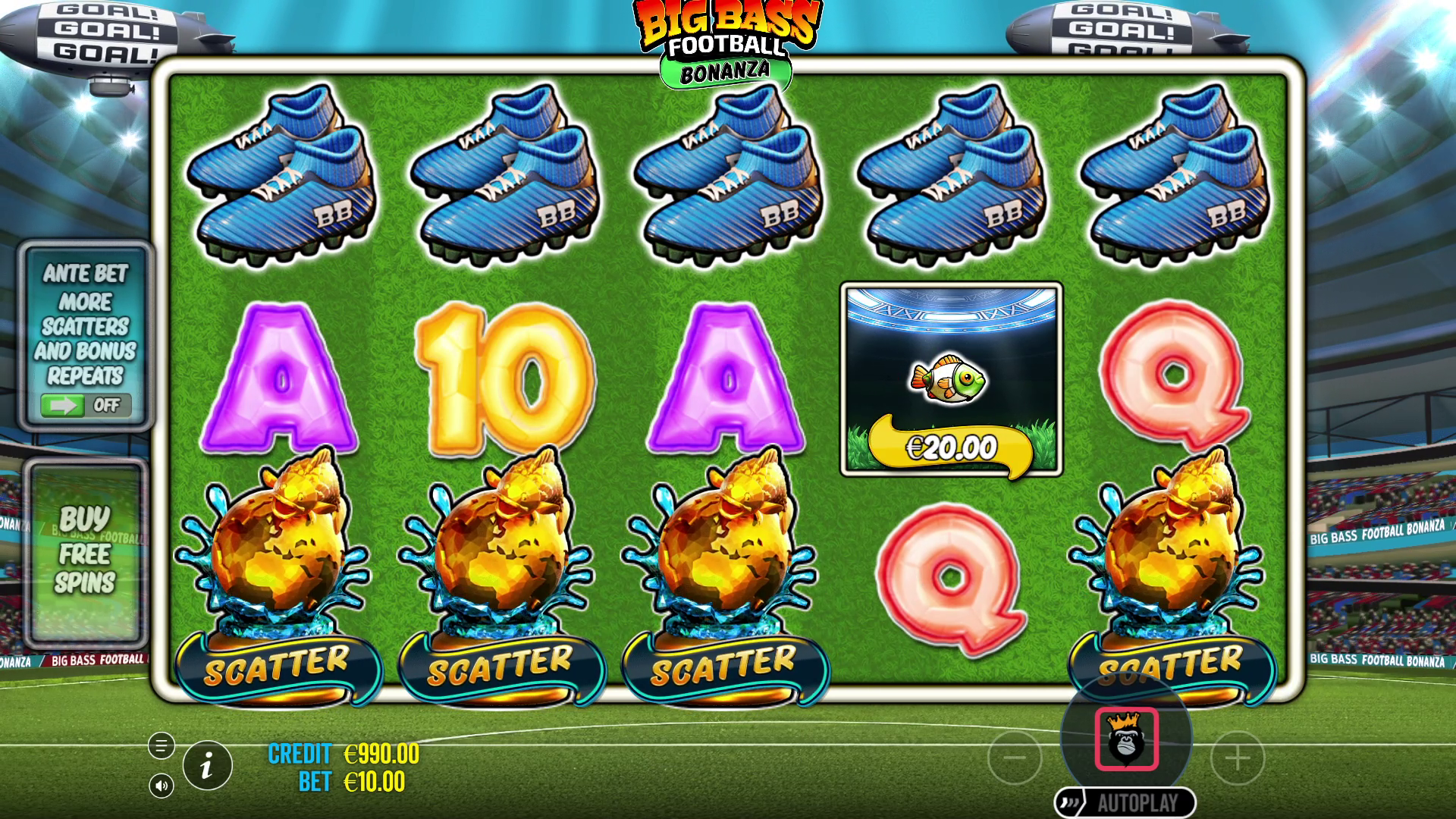 Big Bass Football Bonanza - Free spins 4