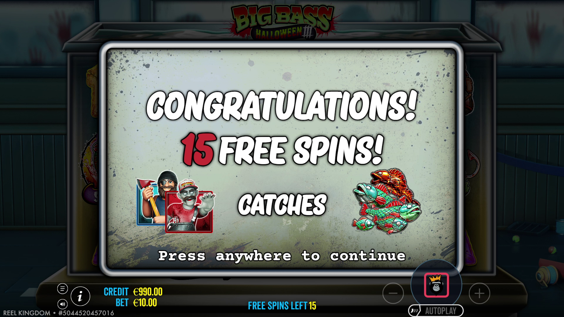 Big Bass Halloween 3 - Free spins 4