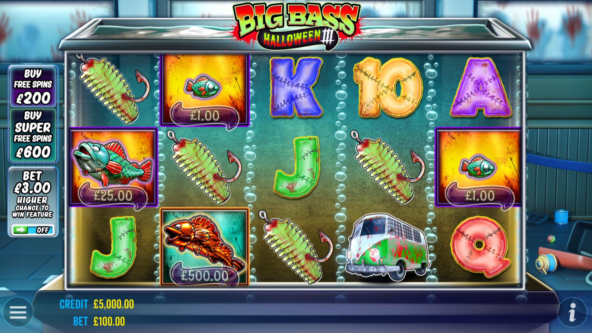 Big Bass Halloween 3 - Base game 2
