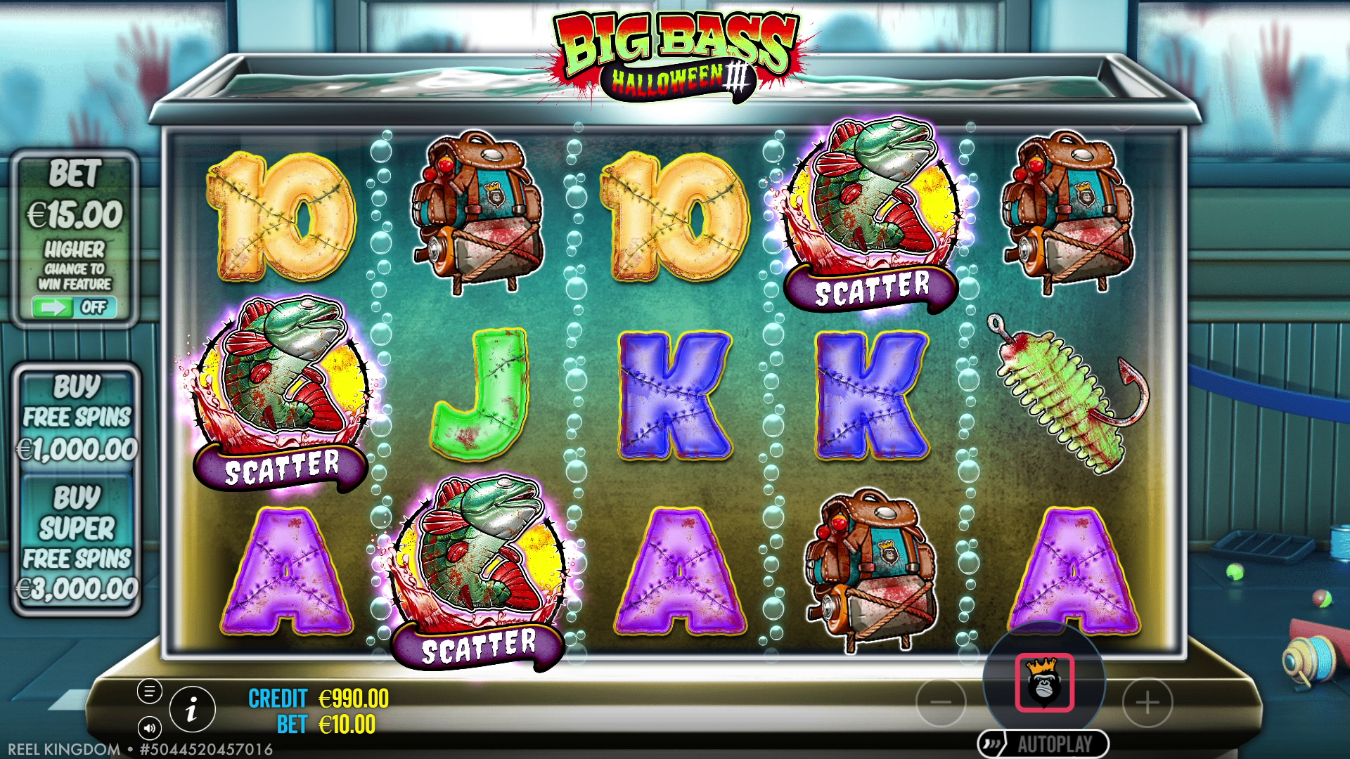Big Bass Halloween 3 - Free spins 7
