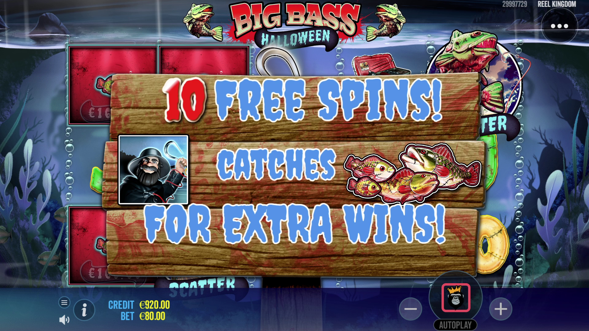 Big Bass Halloween - Base game 1