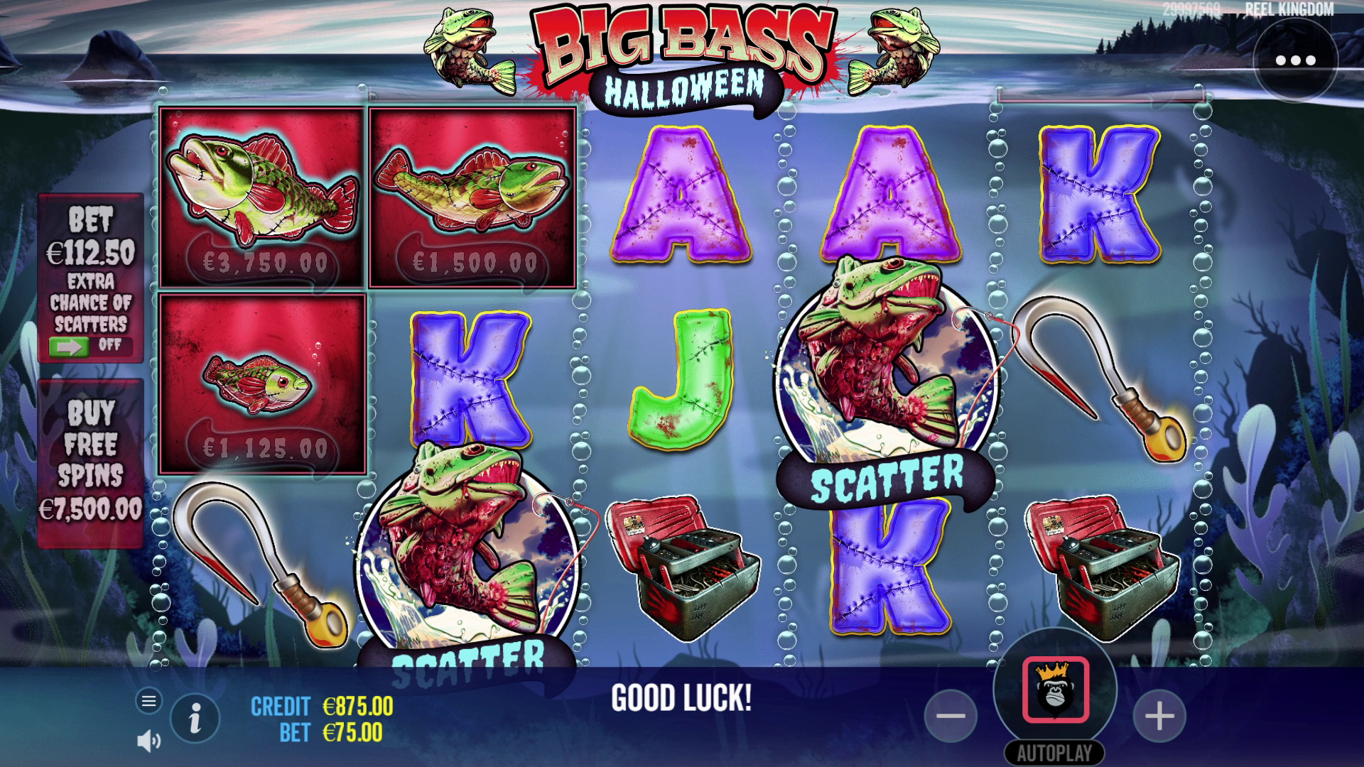 Big Bass Halloween - Free spins