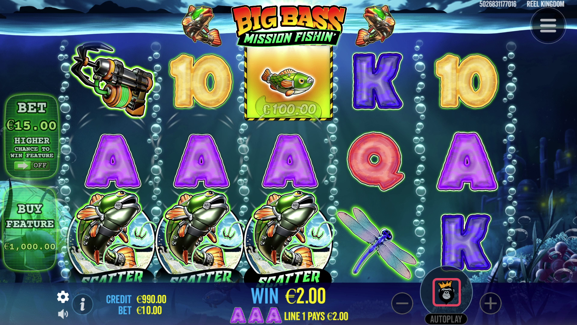 Big Bass Mission Fishin' - Big win 4