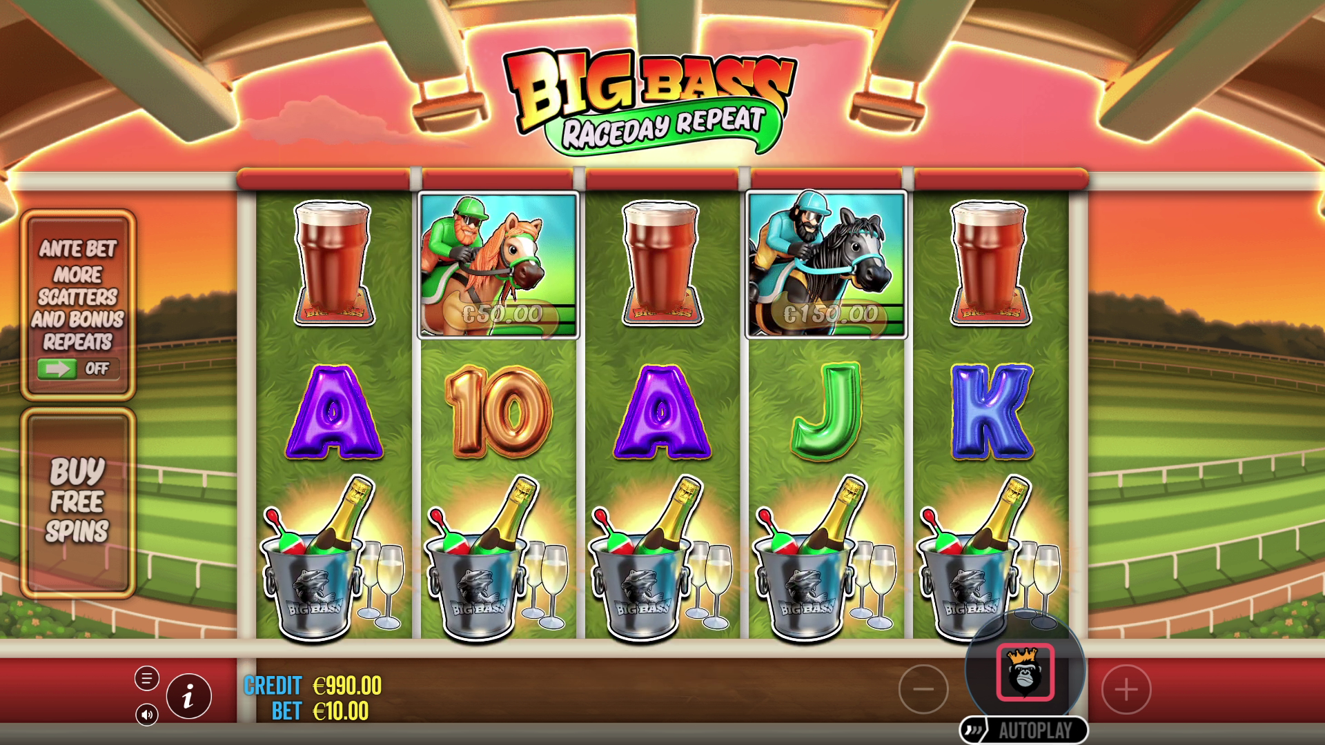 Big Bass Raceday Repeat - Base game 2