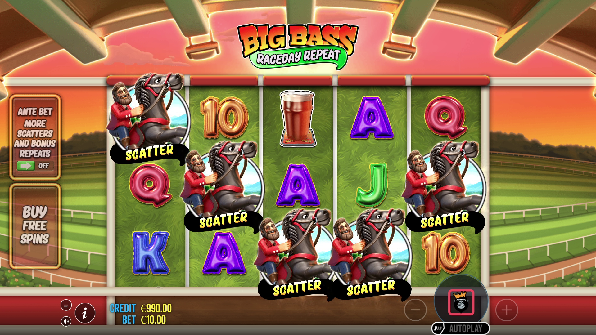 Big Bass Raceday Repeat - Base game 3
