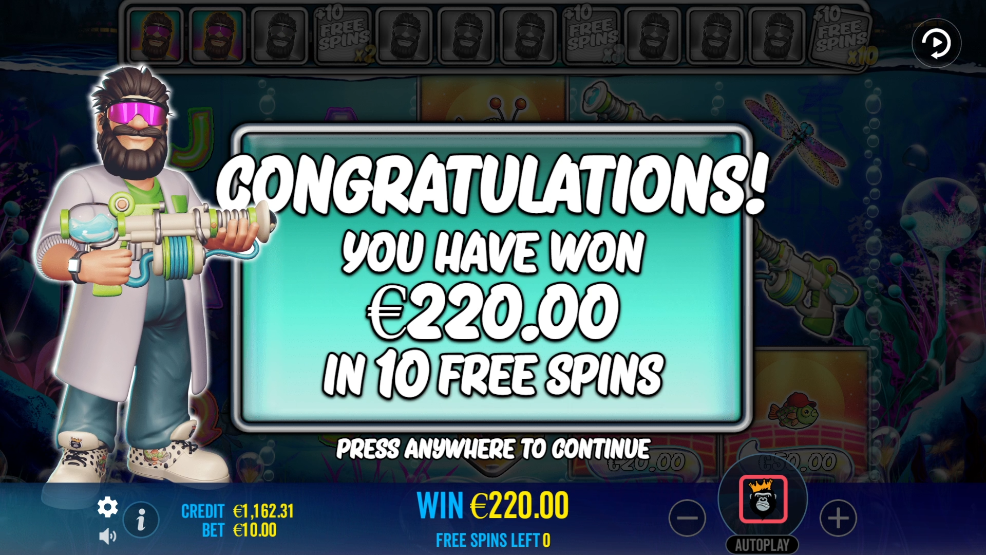 Big Bass Reel Repeat - Free spins 2