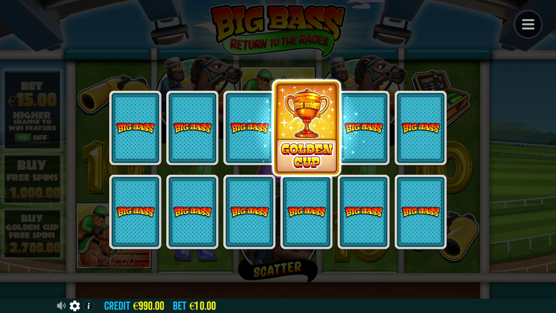 Big Bass Return to the Races - Buy bonus 2